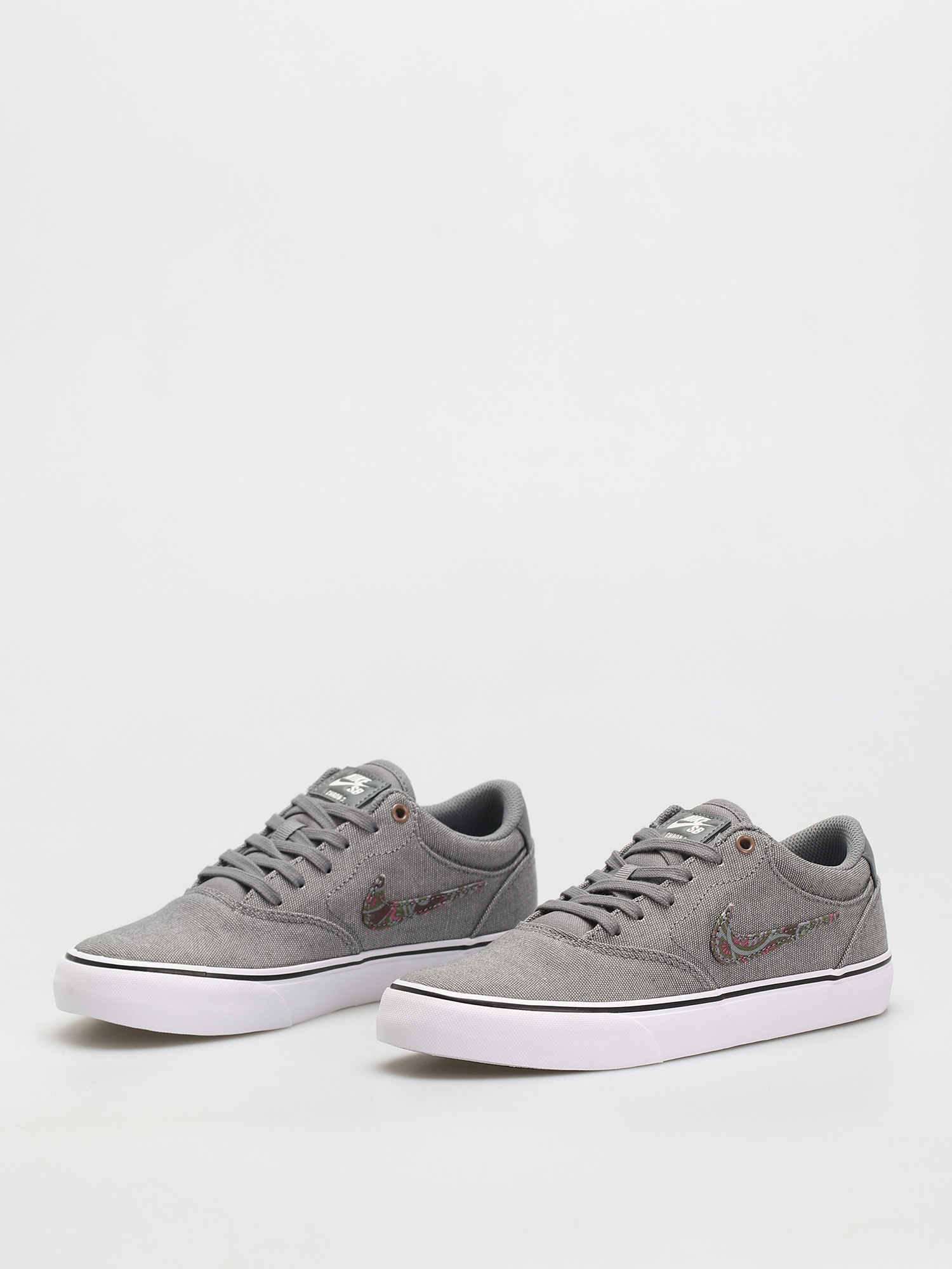 Buty Nike SB Chron 2 Canvas Premium (cool grey/sangria sail white)