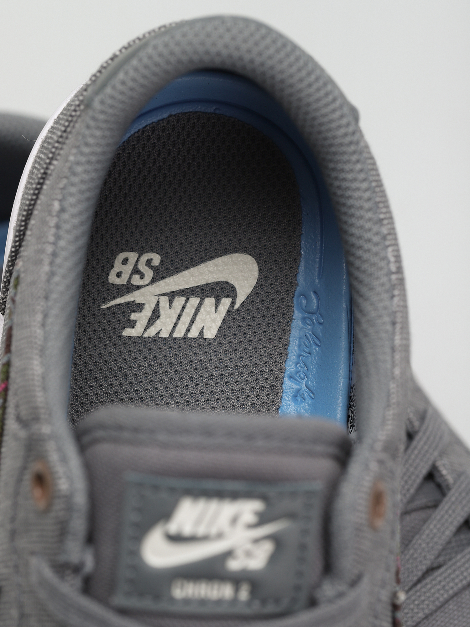 Buty Nike SB Chron 2 Canvas Premium (cool grey/sangria sail white)