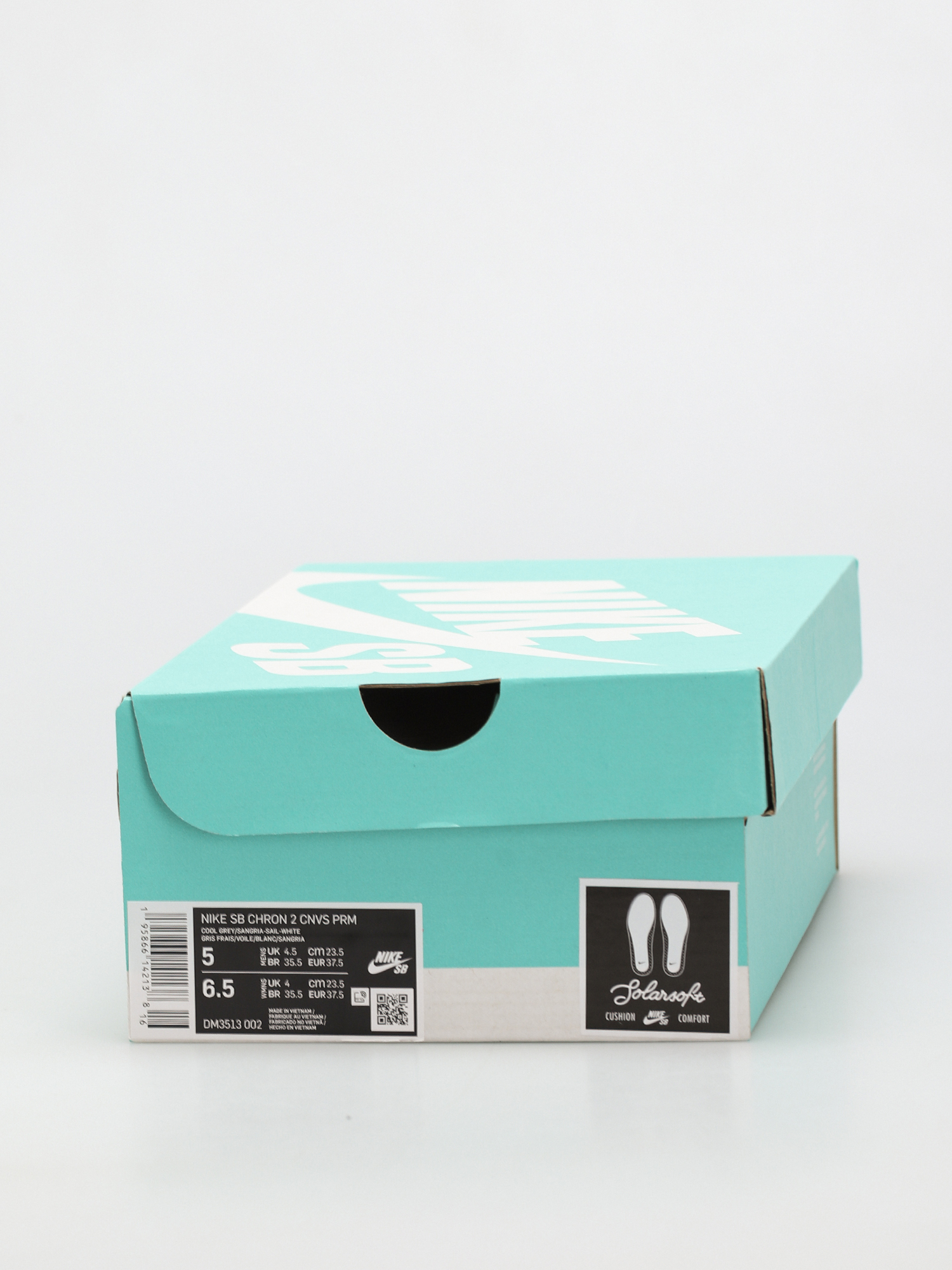 Buty Nike SB Chron 2 Canvas Premium (cool grey/sangria sail white)