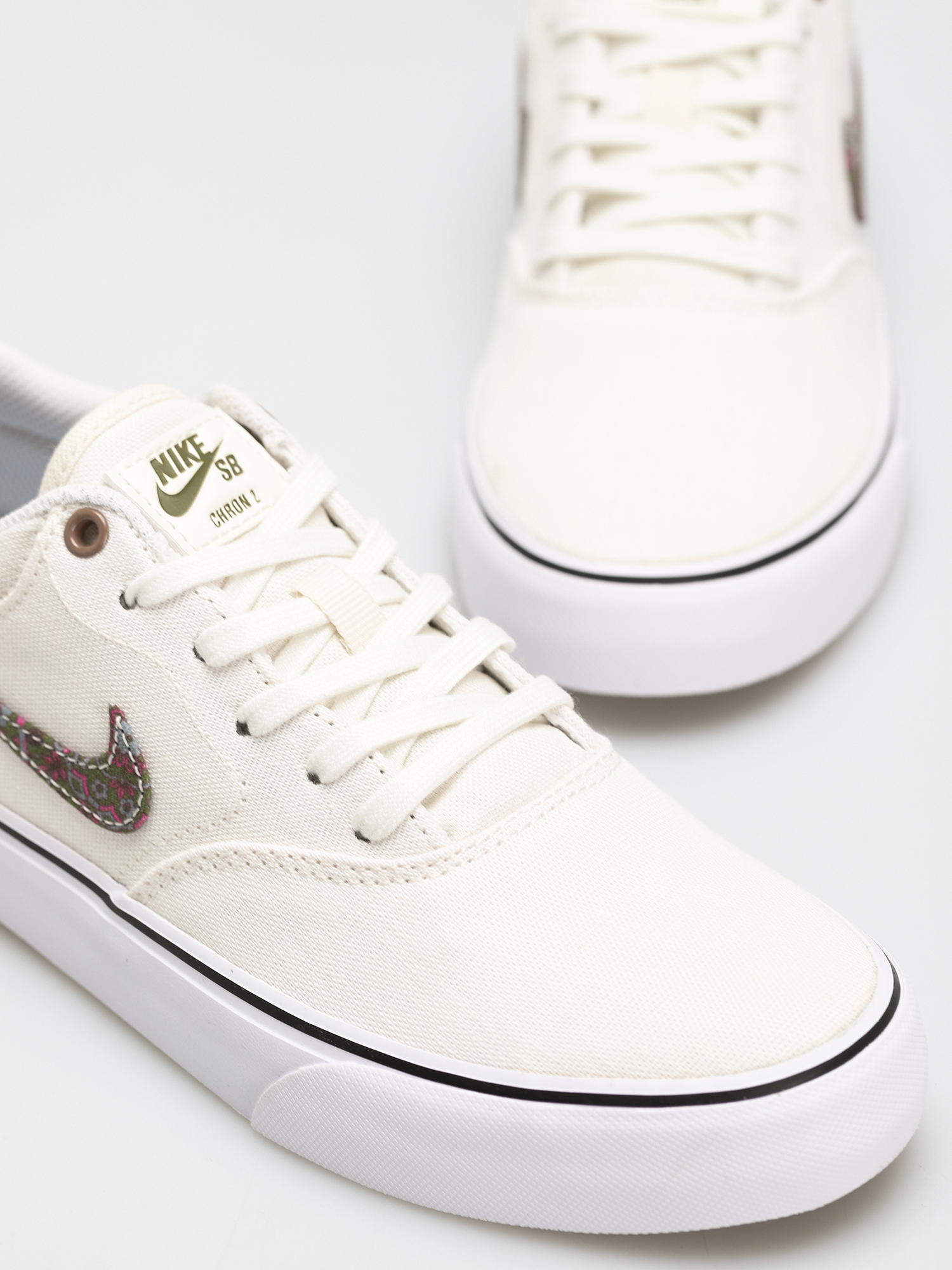 Buty Nike SB Chron 2 Canvas Premium (sail/rough green sangria cool grey)