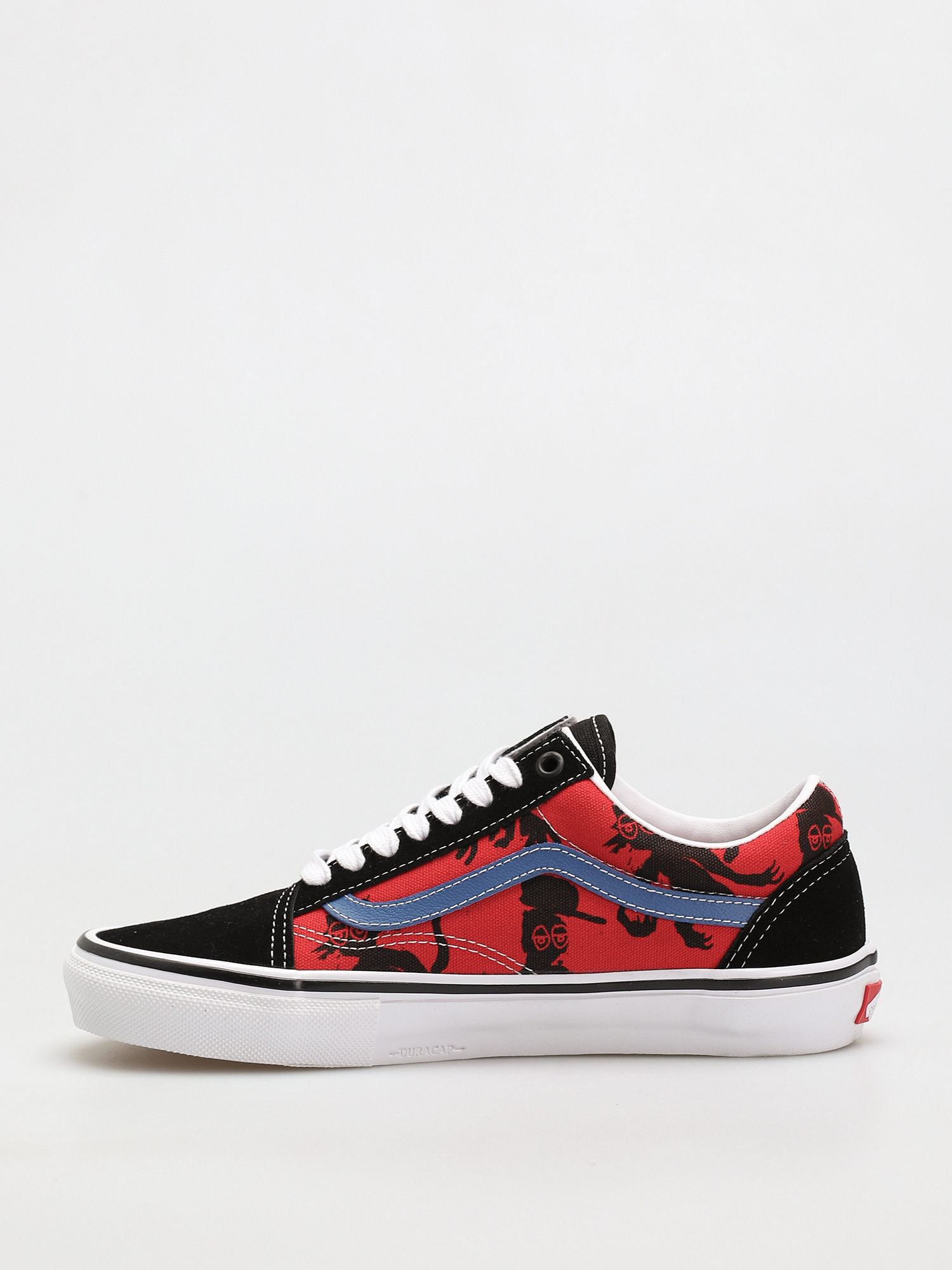 Buty Vans X KROOKED Skate Old Skool (by natas for ray/red)