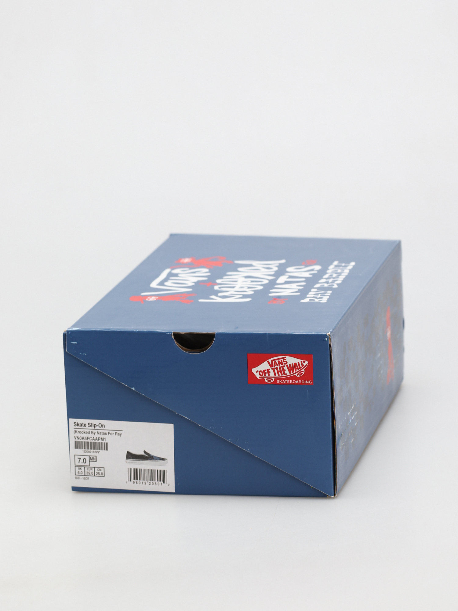 Buty Vans X KROOKED Skate Slip On (by natas for ray/black)