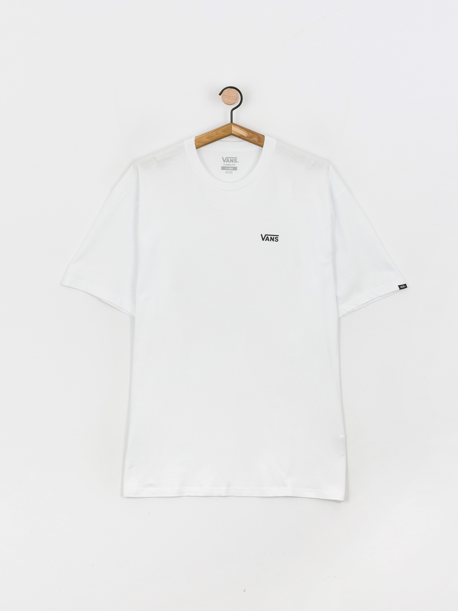 T-shirt Vans Left Chest Logo Plus (white/black)