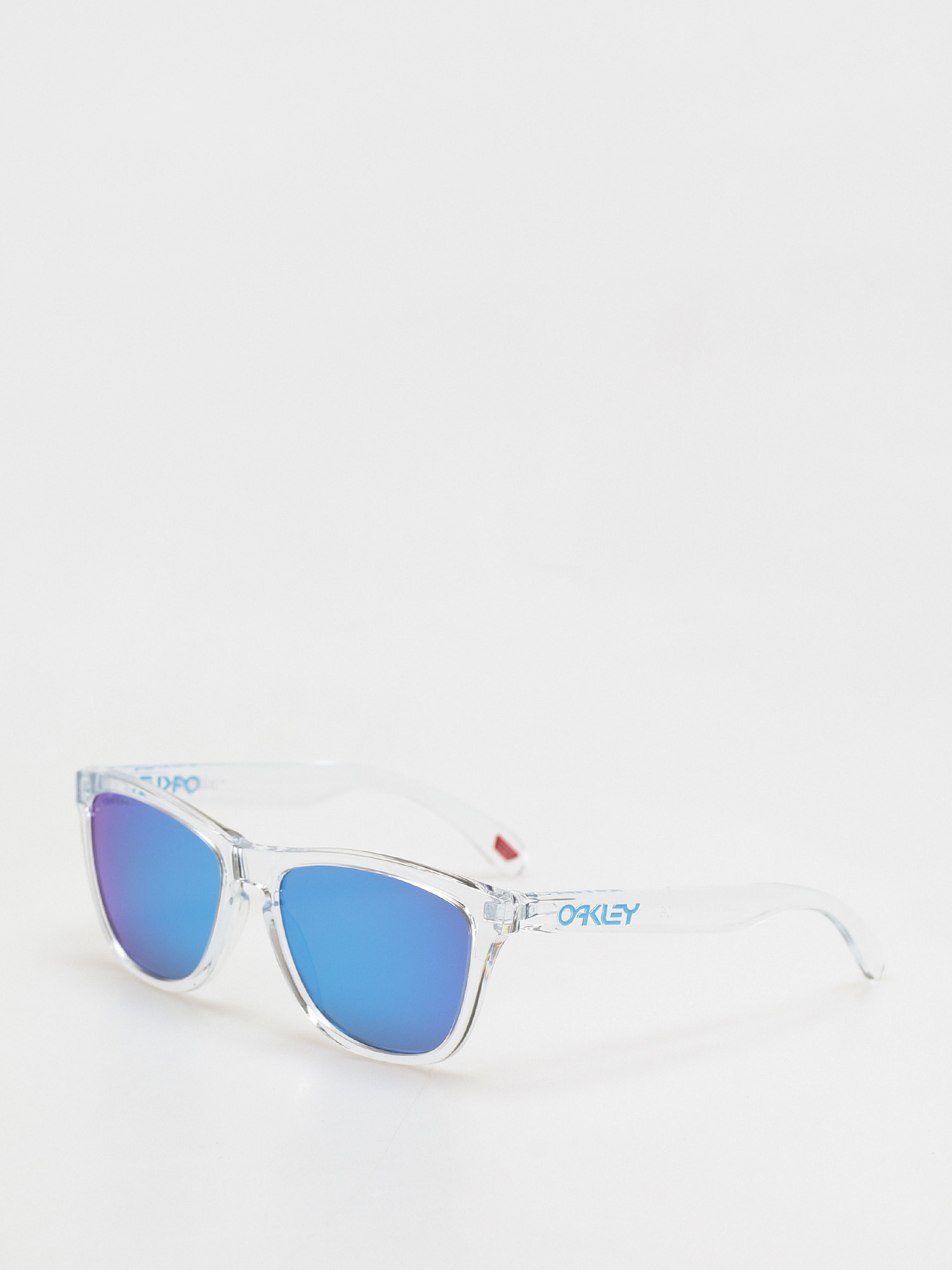 Okulary przeciwsu0142oneczne Oakley Frogskins (crystal clear/prizm sapphire)