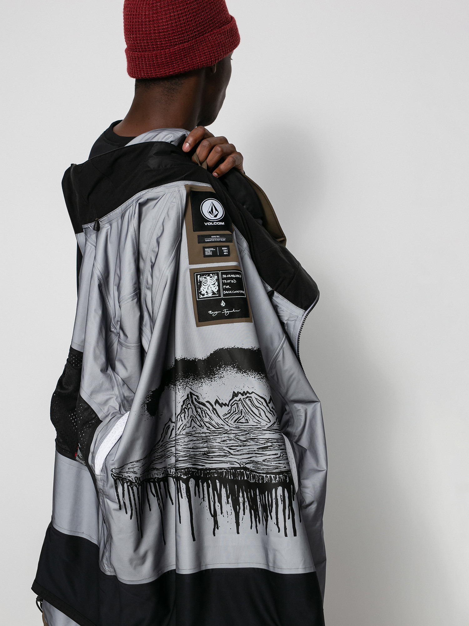 Męska Kurtka snowboardowa Volcom Guch Stretch Gore (dark teak)