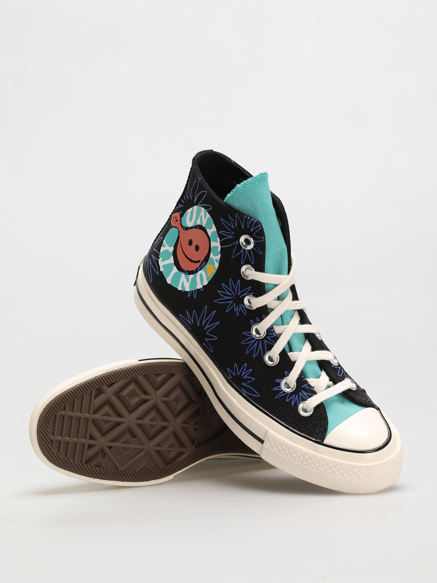 Trampki Converse Chuck 70 Hi (black/washed teal/game royal)