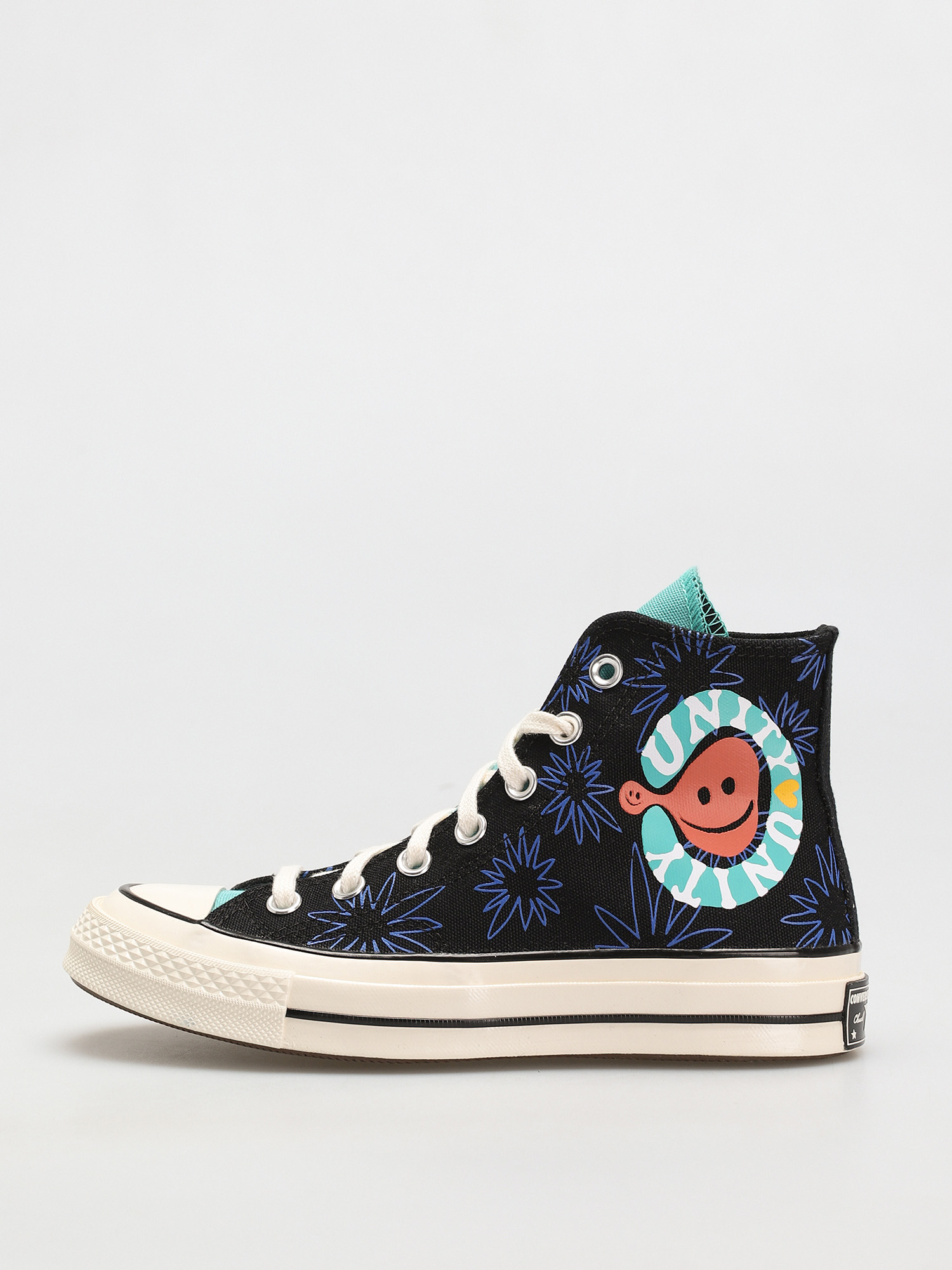 Trampki Converse Chuck 70 Hi (black/washed teal/game royal)