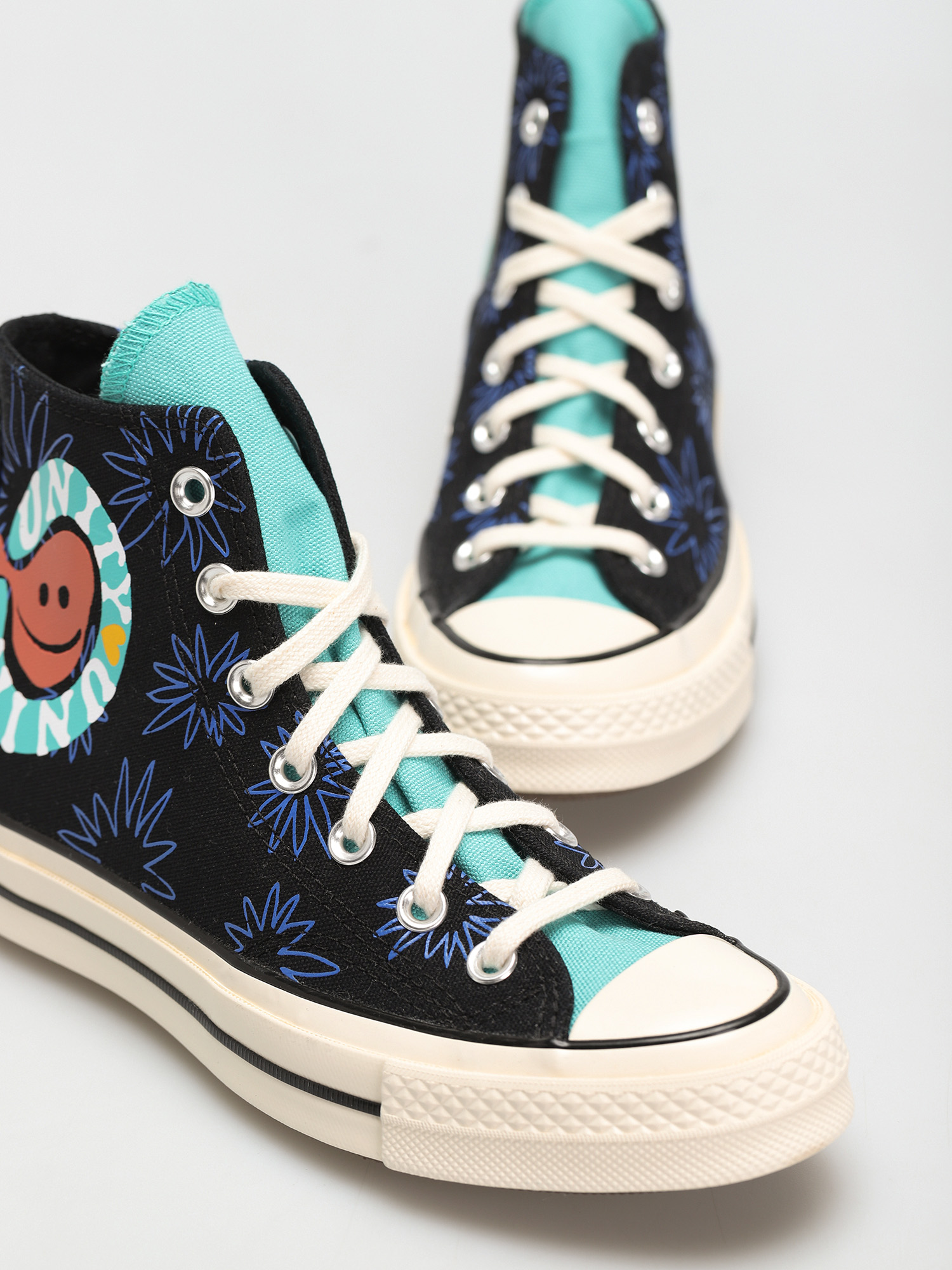 Trampki Converse Chuck 70 Hi (black/washed teal/game royal)