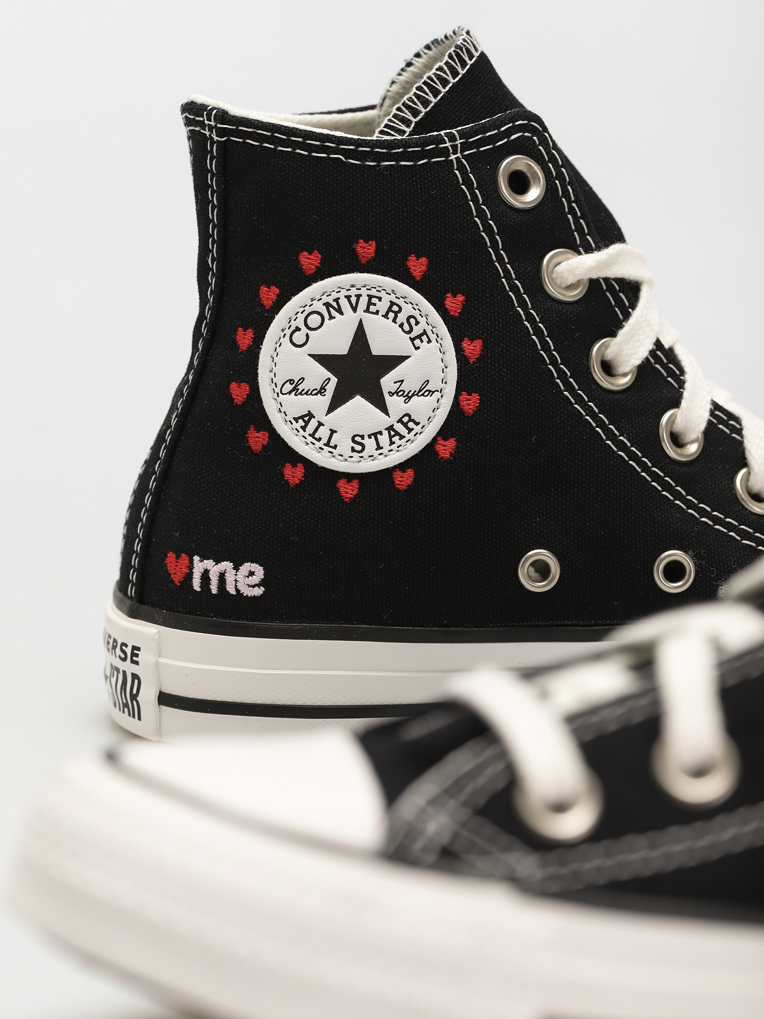Trampki Converse Chuck Taylor All Star Hi Wmn (black/vintage white/cherry blossom)