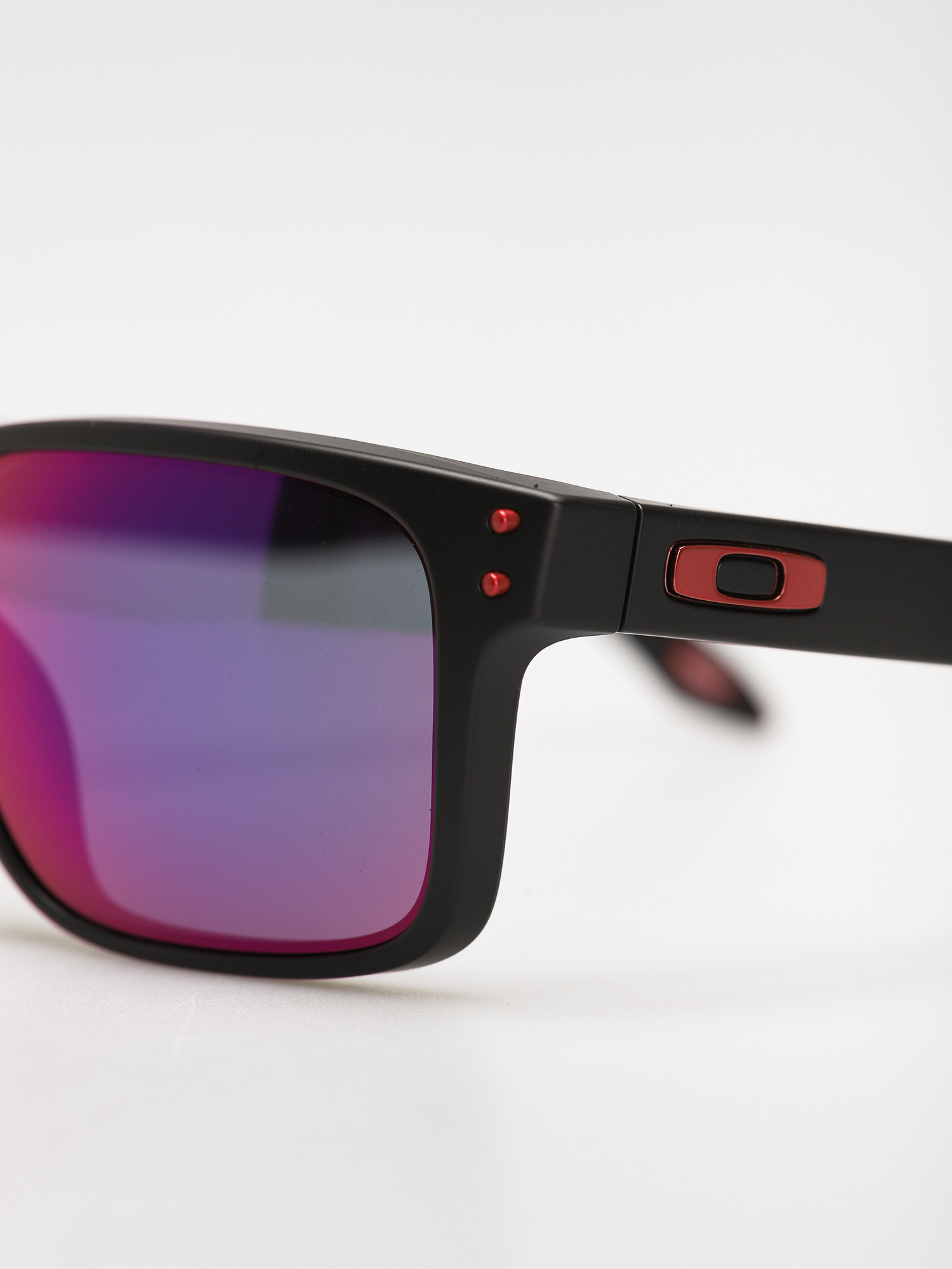 Okulary przeciwsłoneczne Oakley Holbrook (matte black/positive red iridium)