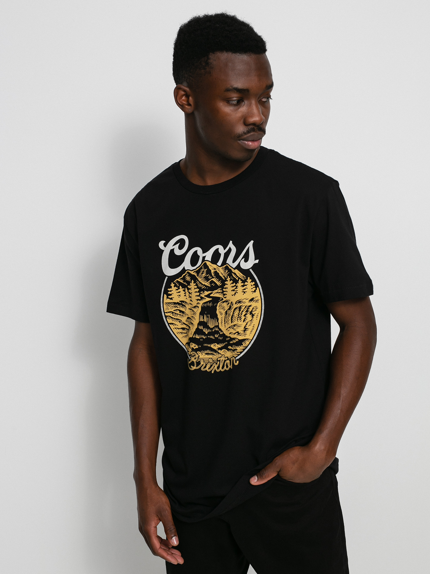 T-shirt Brixton Coors Rocky Tlrt (black)