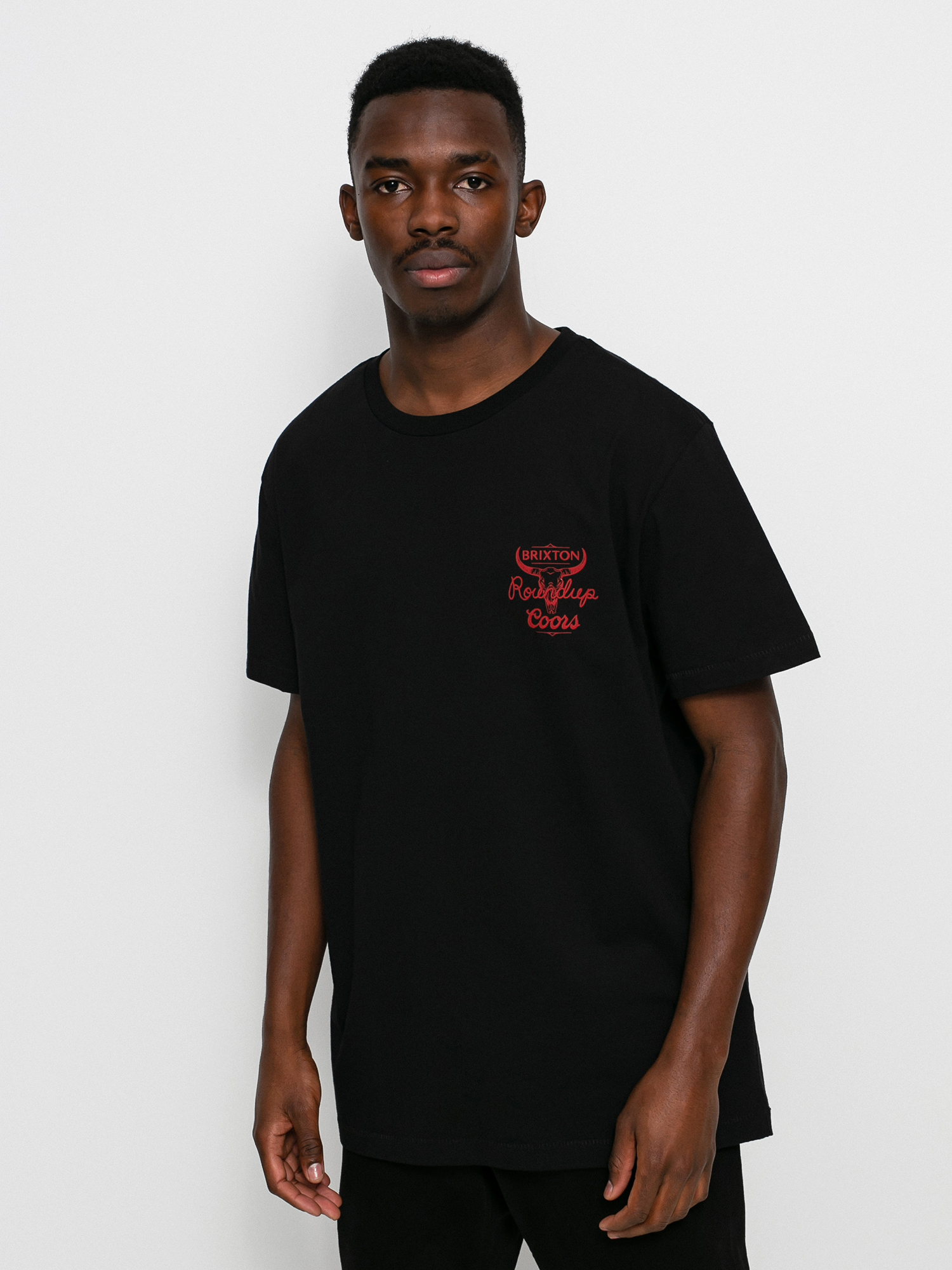 T-shirt Brixton Coors Roundup Tlrt (black)