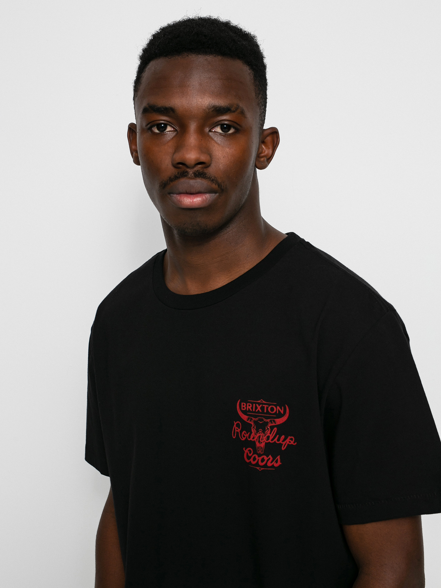 T-shirt Brixton Coors Roundup Tlrt (black)