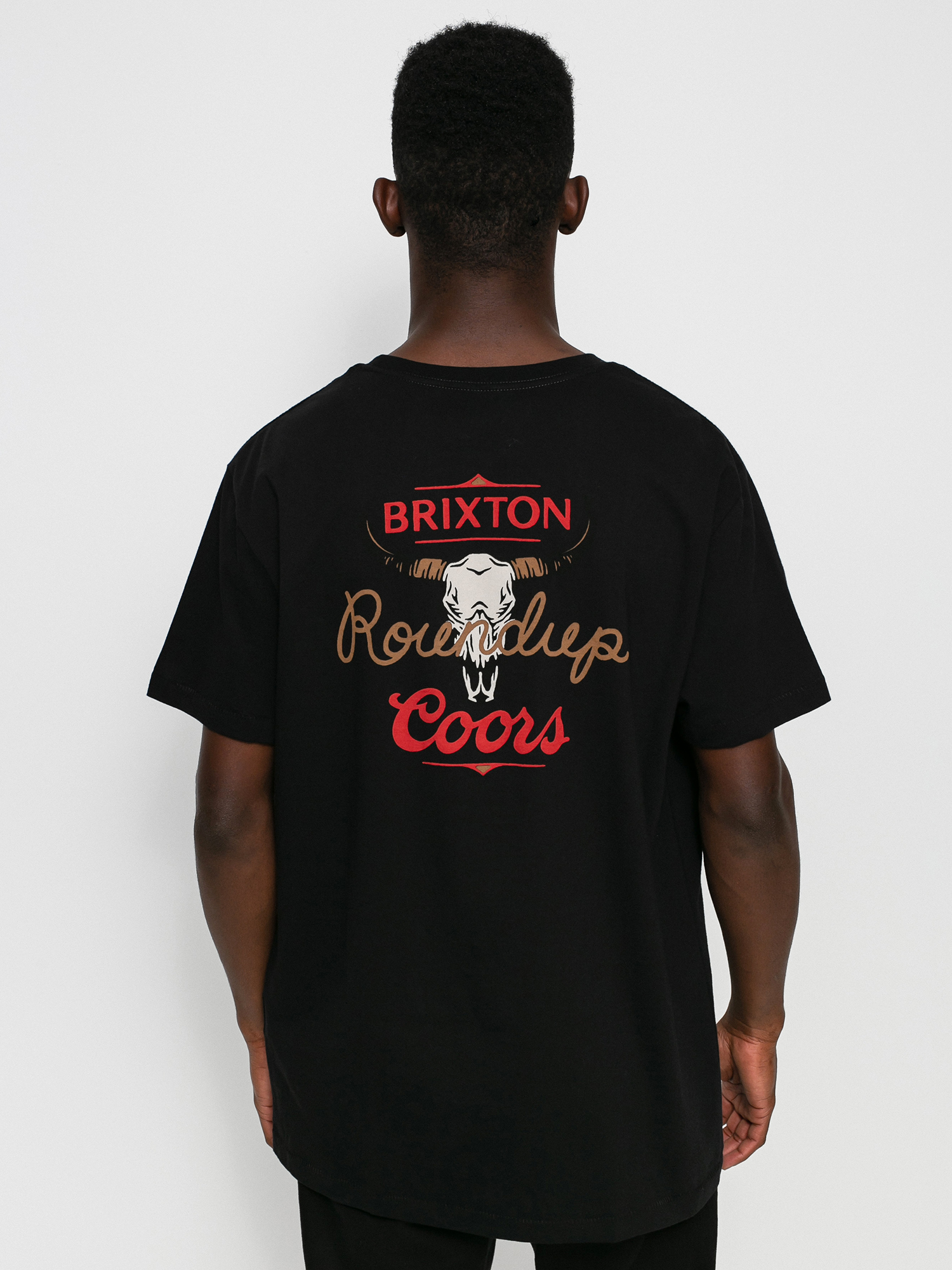 T-shirt Brixton Coors Roundup Tlrt (black)