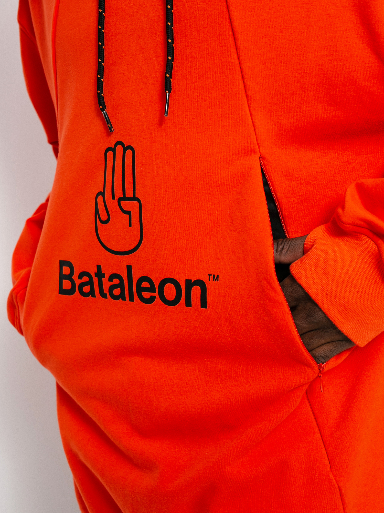 Męska Bluza z kapturem Bataleon Snowproof Delta HD (coral red)