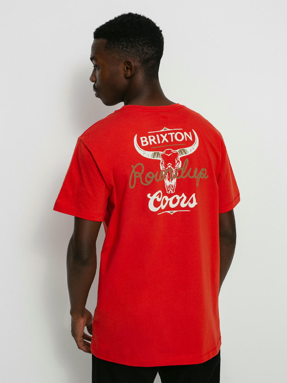 T-shirt Brixton Coors Roundup Tlrt (banquet red)