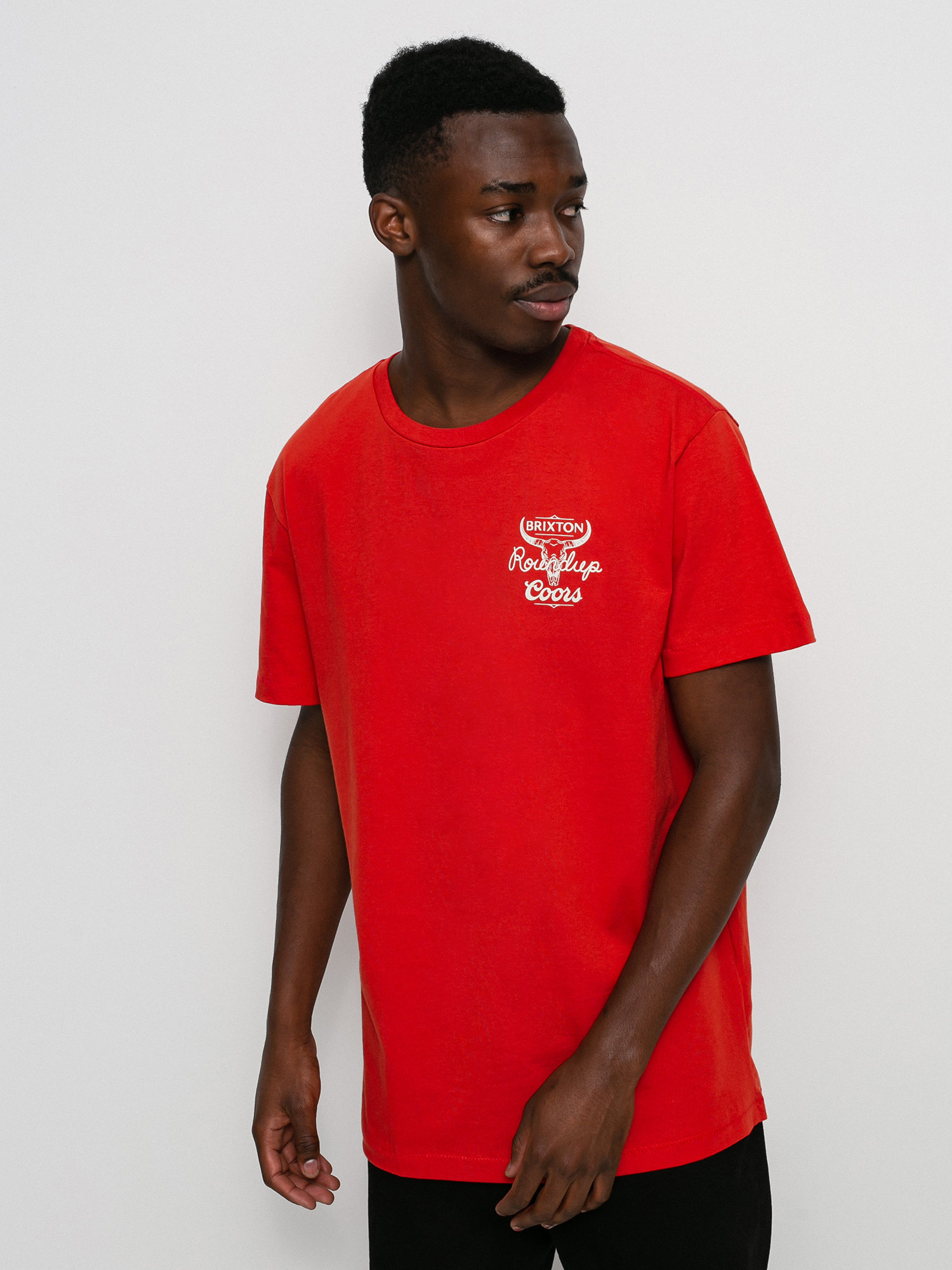 T-shirt Brixton Coors Roundup Tlrt (banquet red)