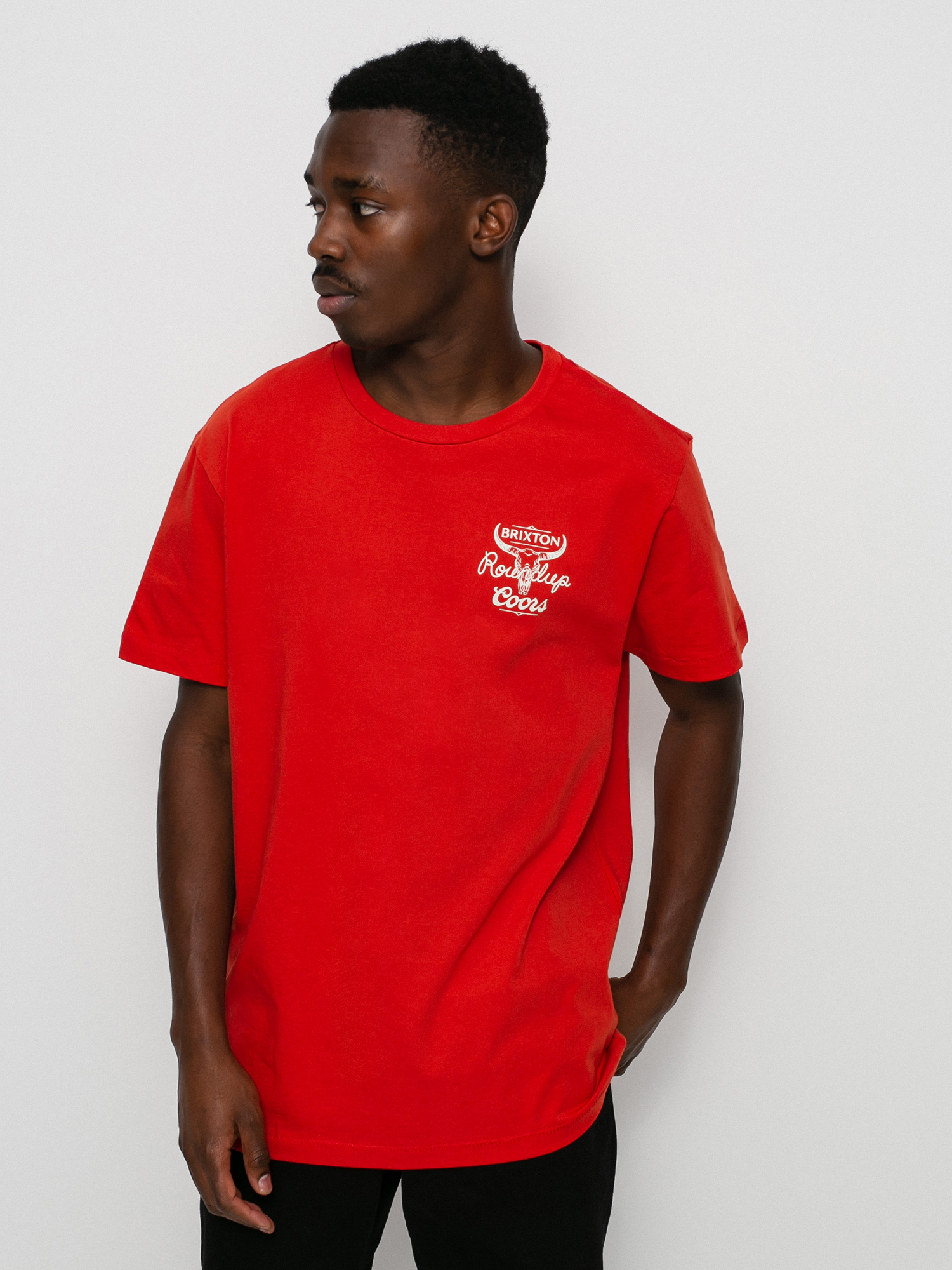 T-shirt Brixton Coors Roundup Tlrt (banquet red)