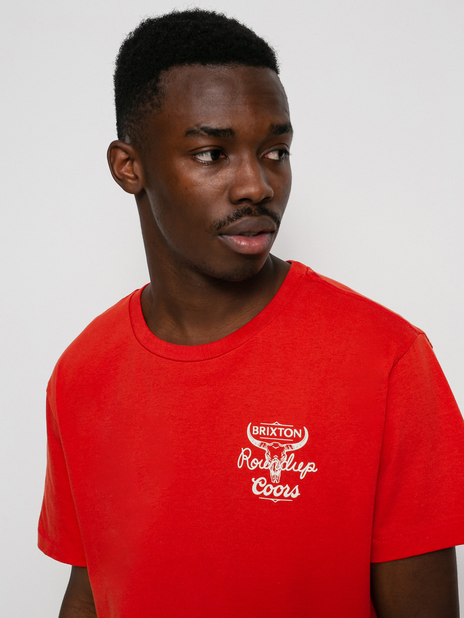 T-shirt Brixton Coors Roundup Tlrt (banquet red)