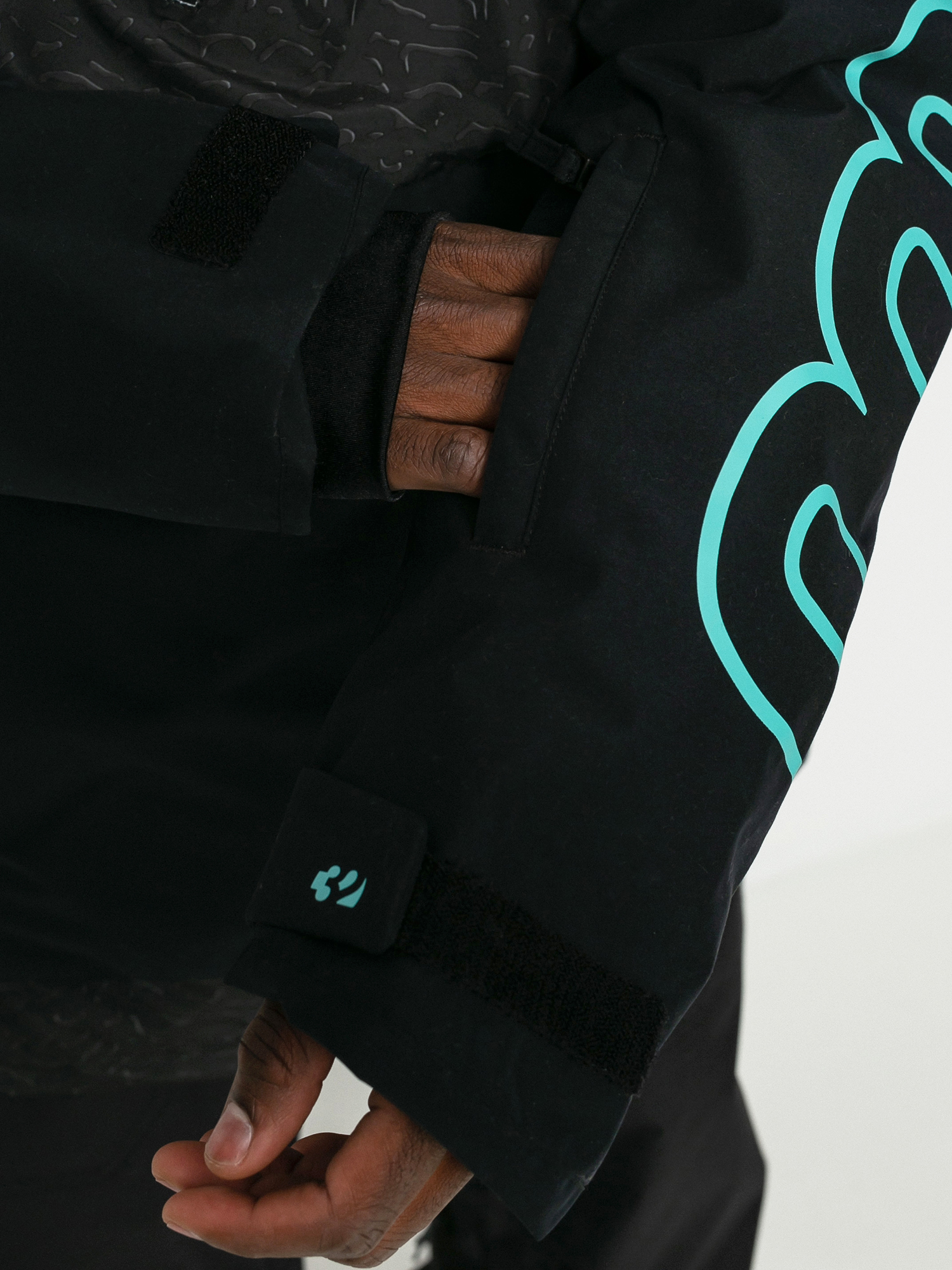 Męska Kurtka snowboardowa ThirtyTwo New Anorak Need Name (black/print)