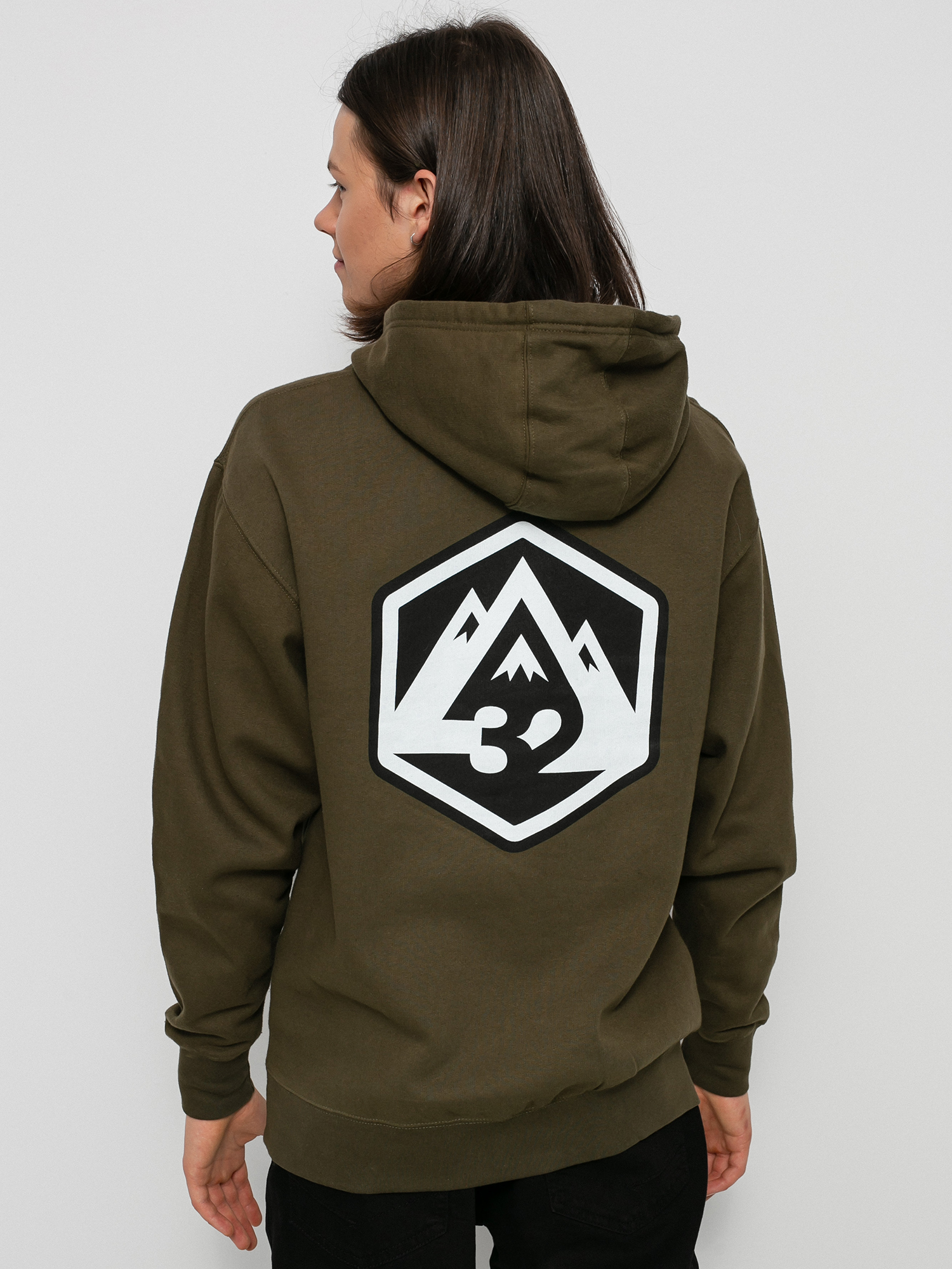 Bluza z kapturem ThirtyTwo Mtn HD (military)