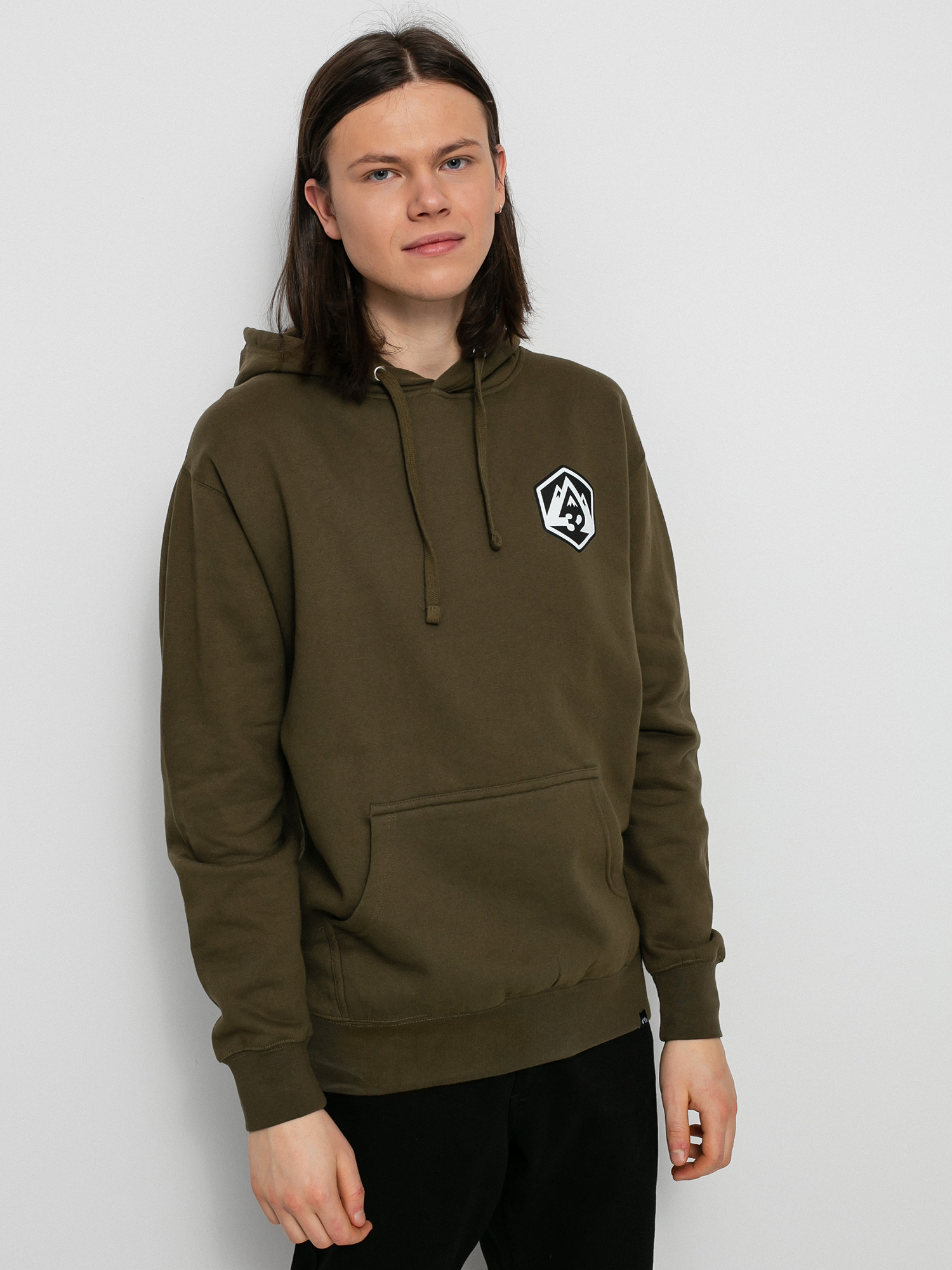 Bluza z kapturem ThirtyTwo Mtn HD (military)