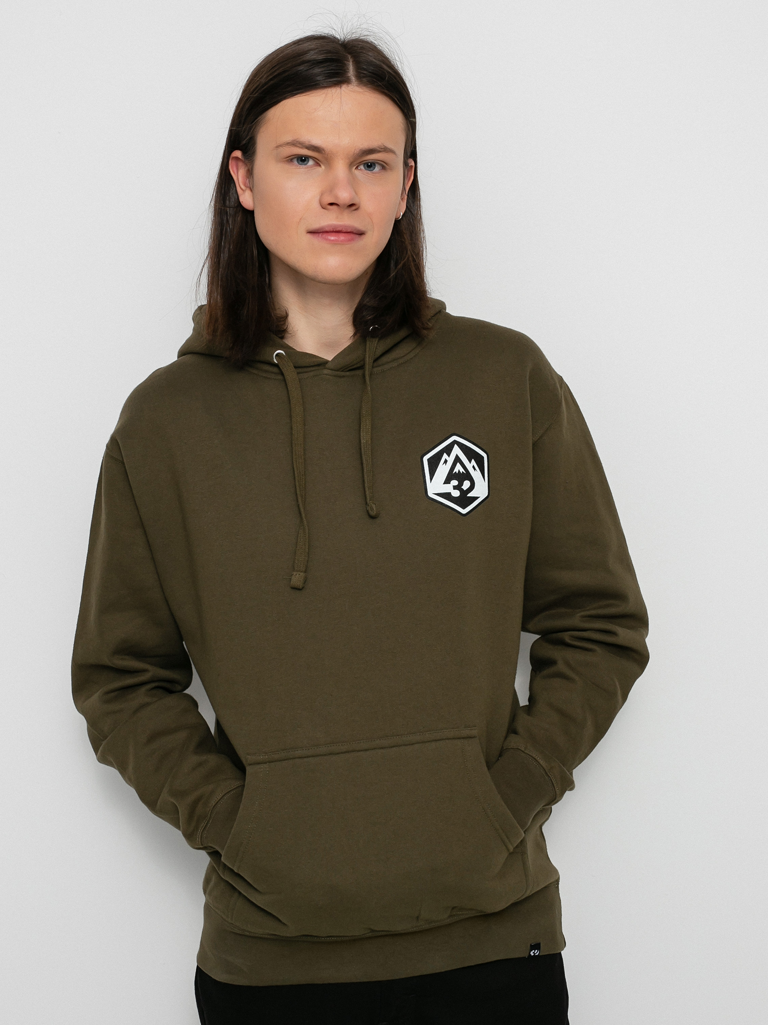 Bluza z kapturem ThirtyTwo Mtn HD (military)
