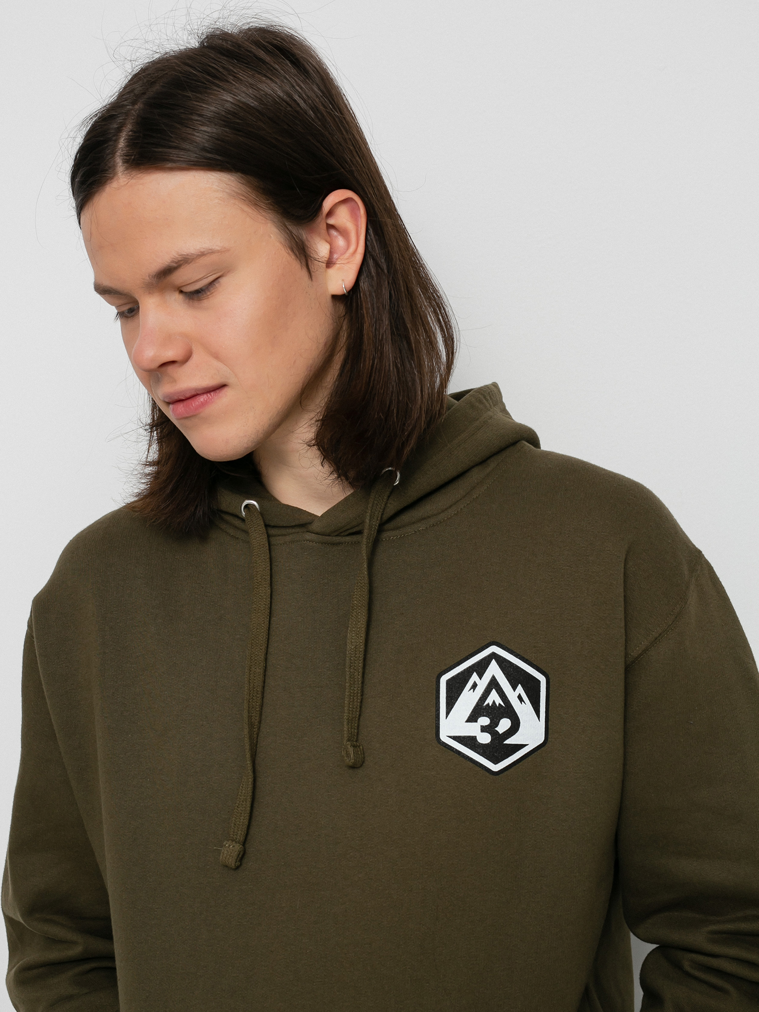 Bluza z kapturem ThirtyTwo Mtn HD (military)