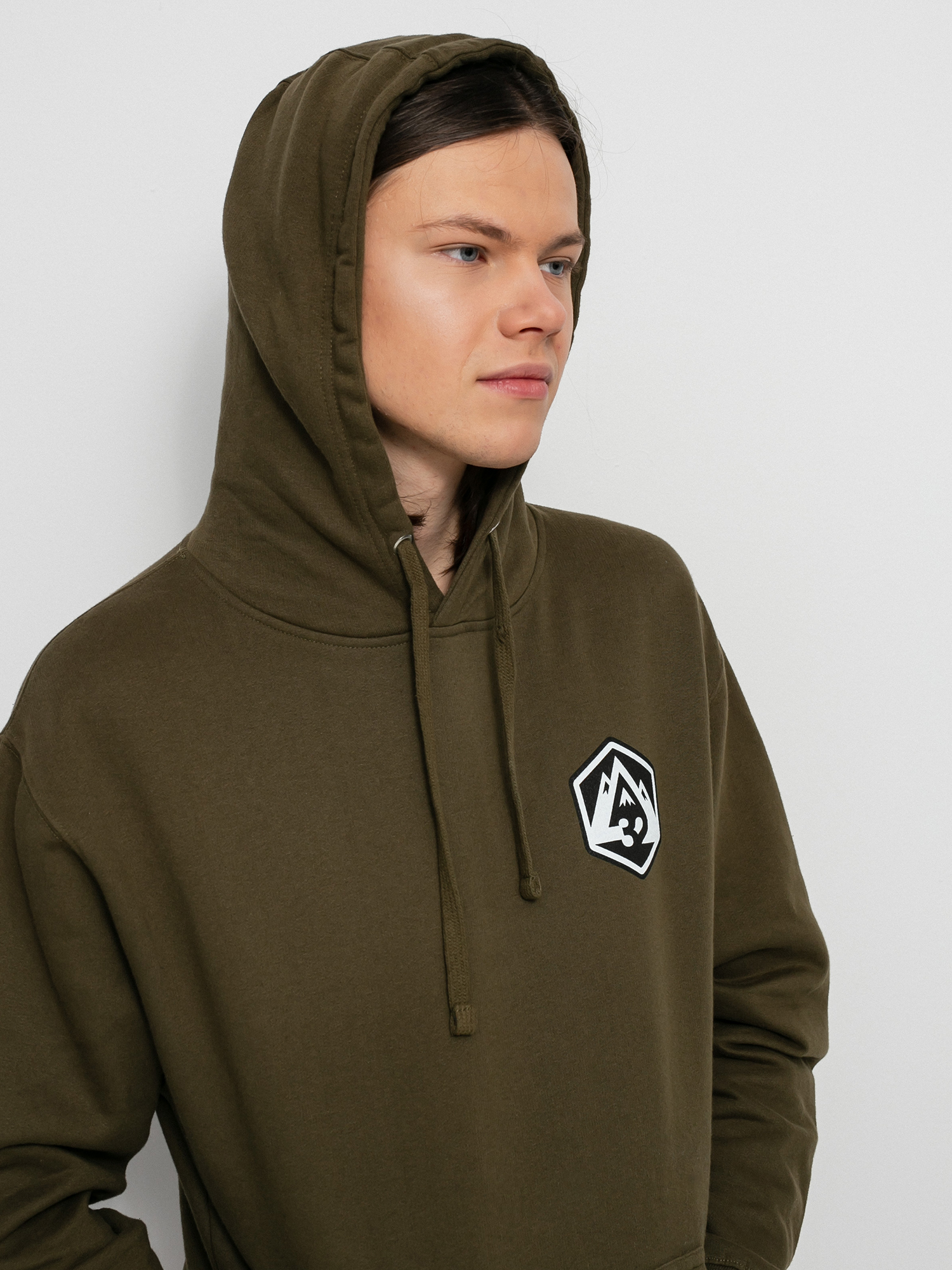 Bluza z kapturem ThirtyTwo Mtn HD (military)