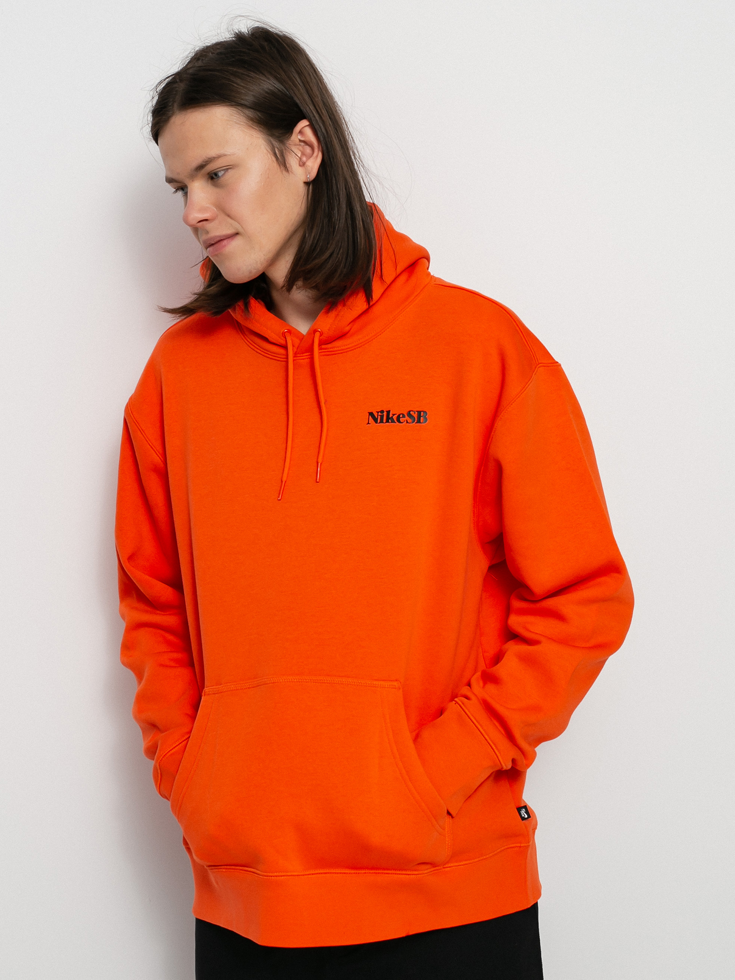 Bluza z kapturem Nike SB One Off HD (rush orange/black)