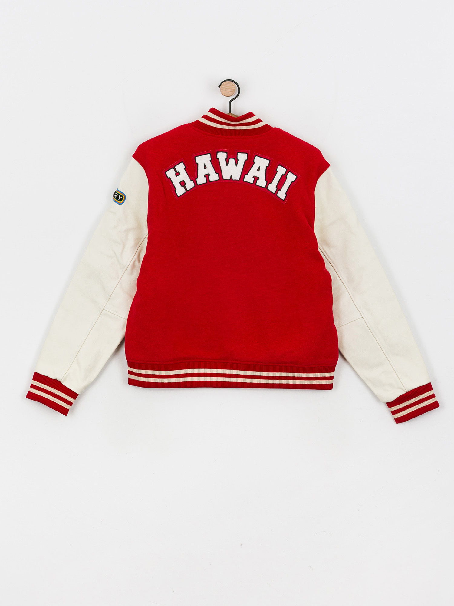 Kurtka RVCA Evan Mock Letterman (red)