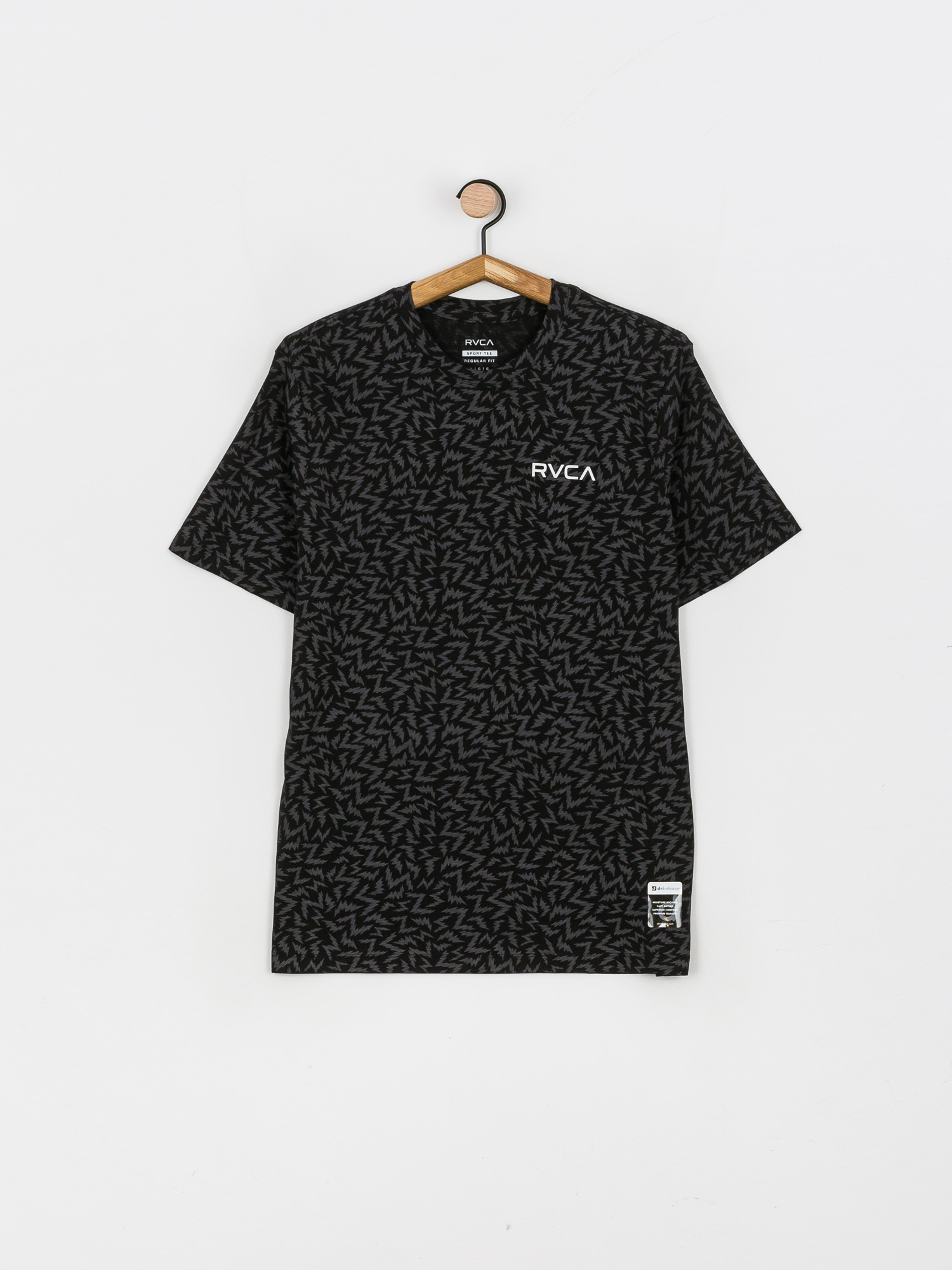 T-shirt RVCA Leines Bolt Allover (black)
