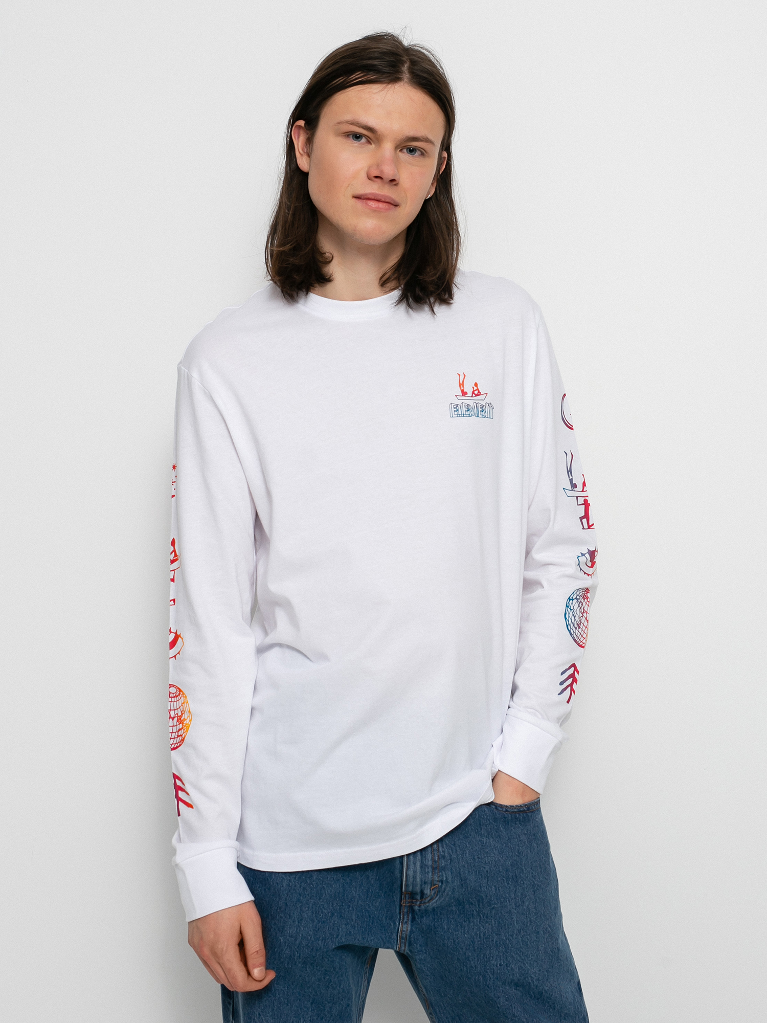 Longsleeve Element Cabeza (optic white)