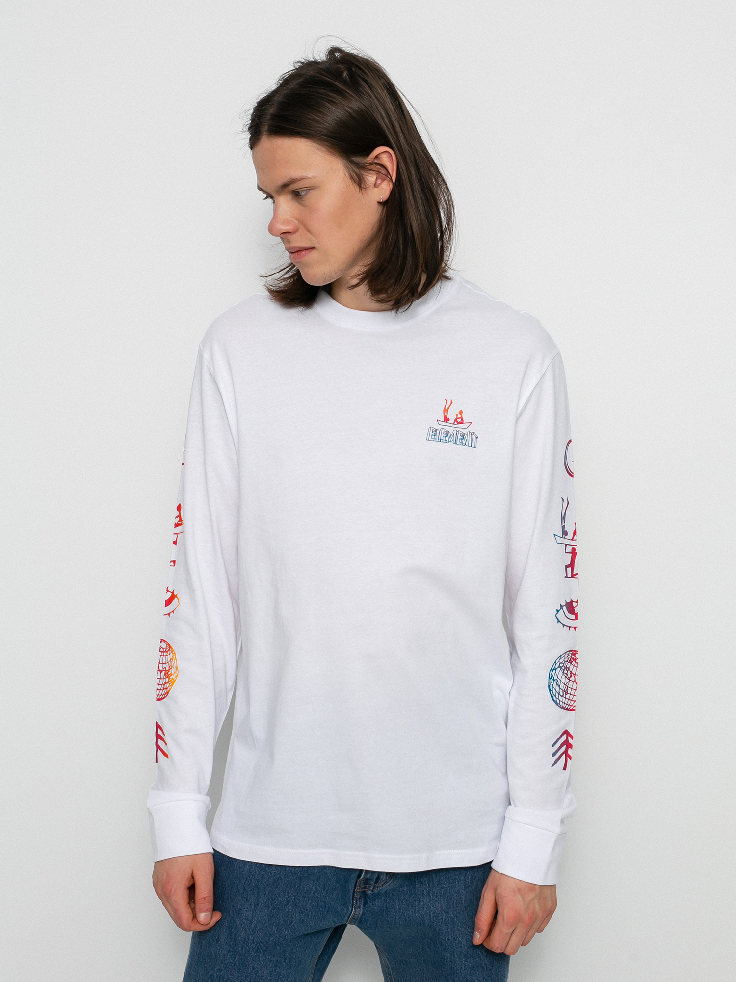 Longsleeve Element Cabeza (optic white)