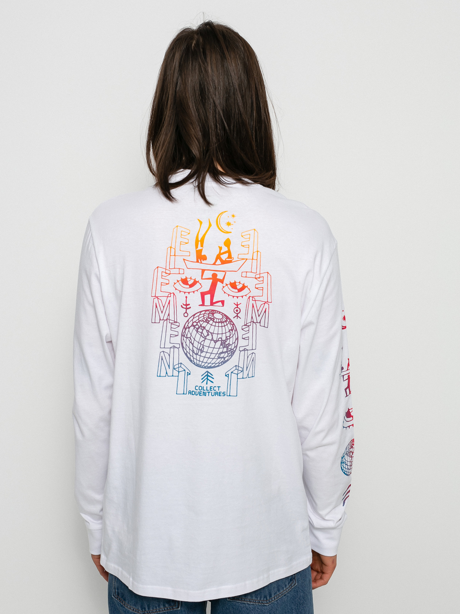 Longsleeve Element Cabeza (optic white)