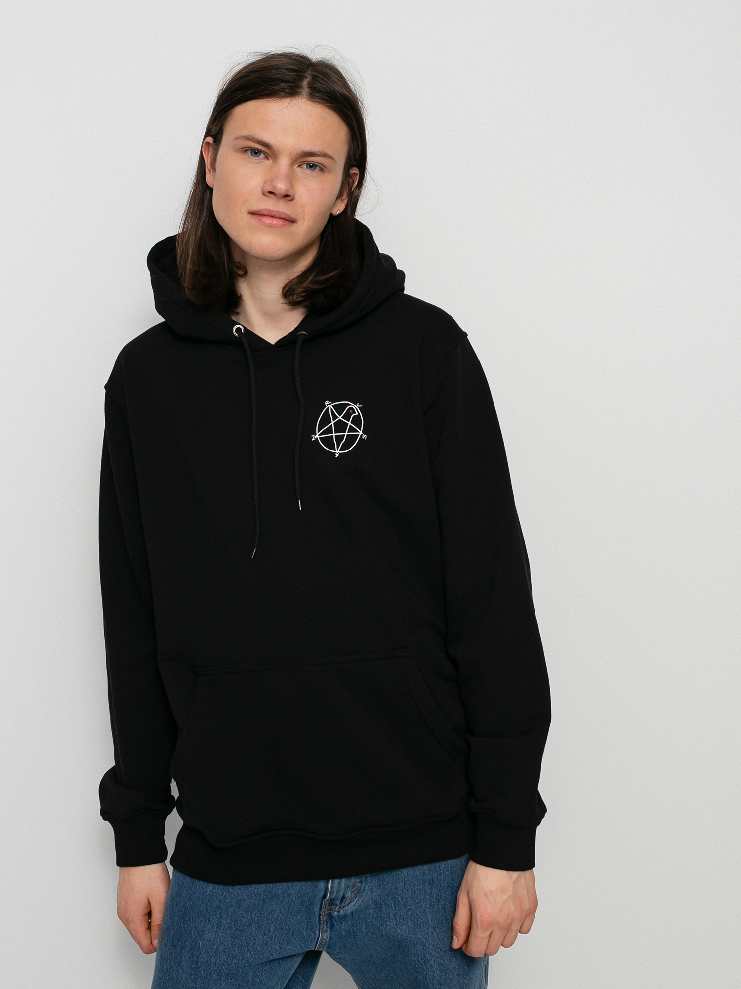 Bluza z kapturem Nervous Superstar HD (black)