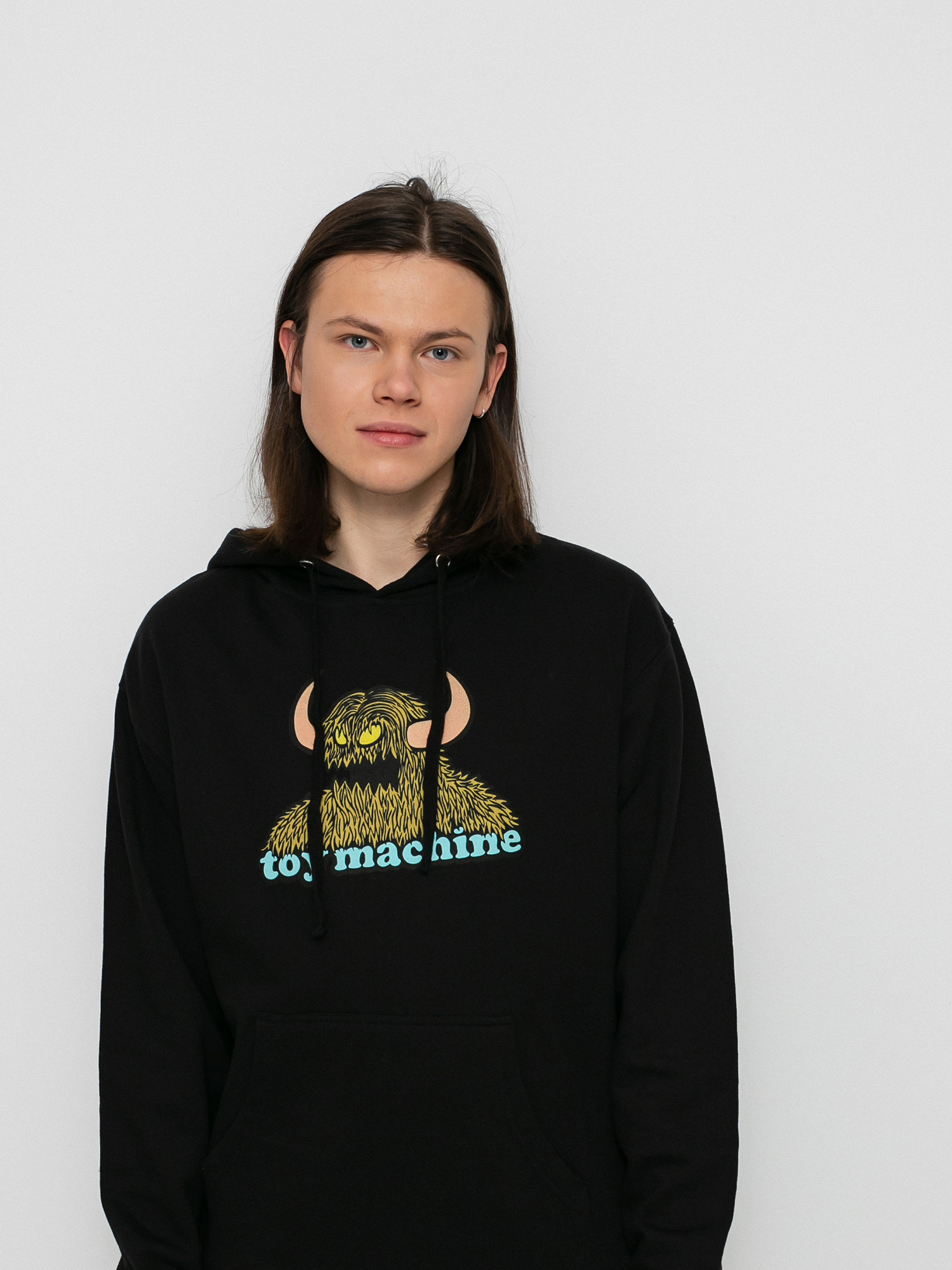 Bluza z kapturem Toy Machine Furry Monster HD (black)
