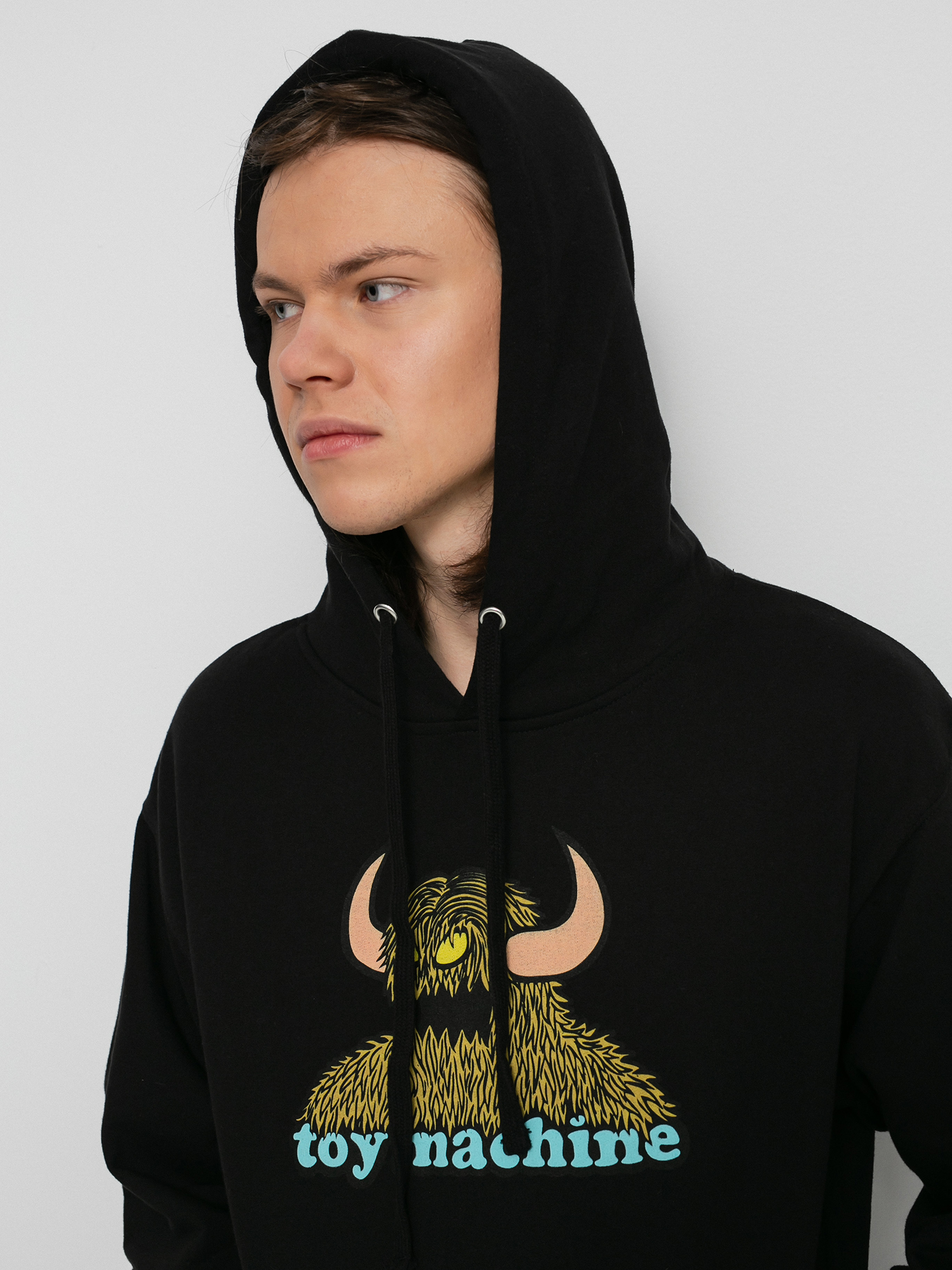Bluza z kapturem Toy Machine Furry Monster HD (black)