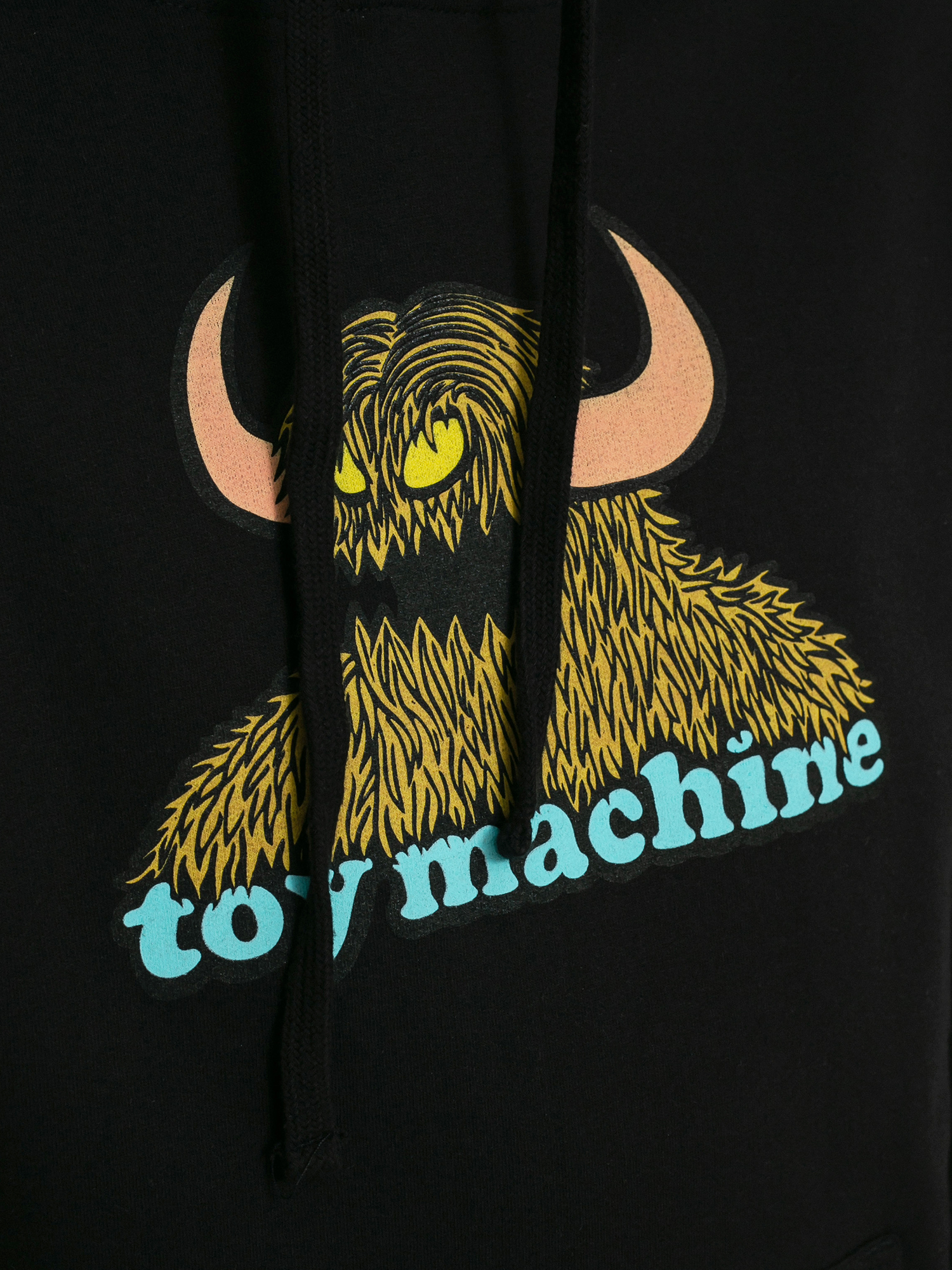 Bluza z kapturem Toy Machine Furry Monster HD (black)