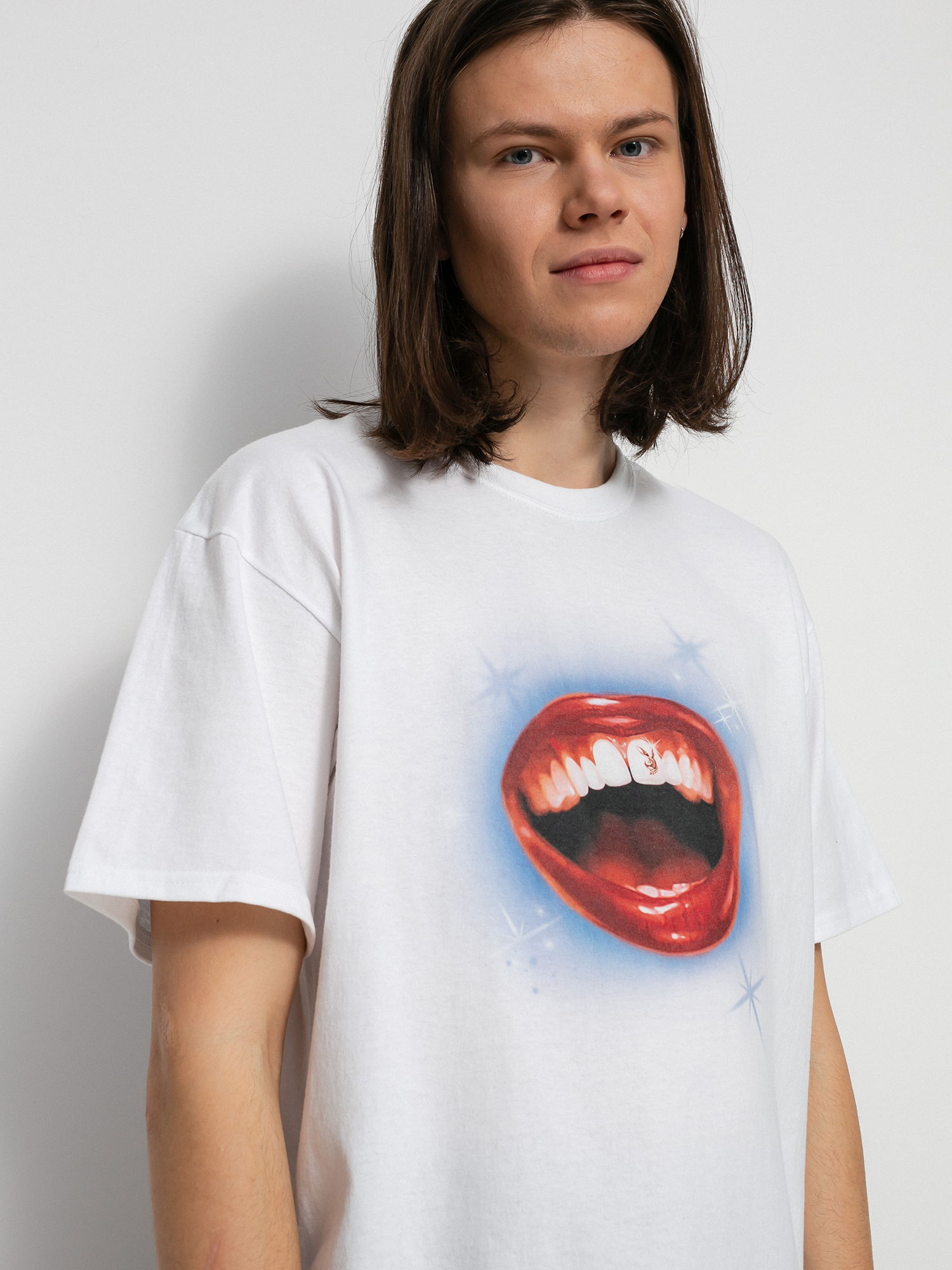 T-shirt HUF X Playboy Gold Cap (white)