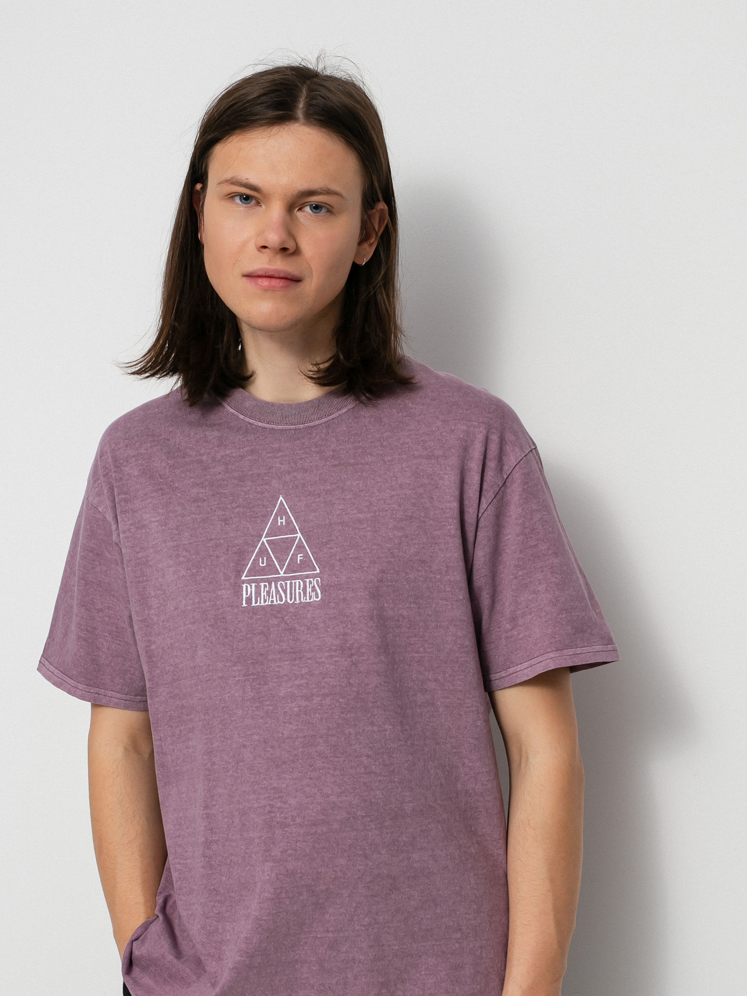 T-shirt HUF X Pleasures Dyed (purple)
