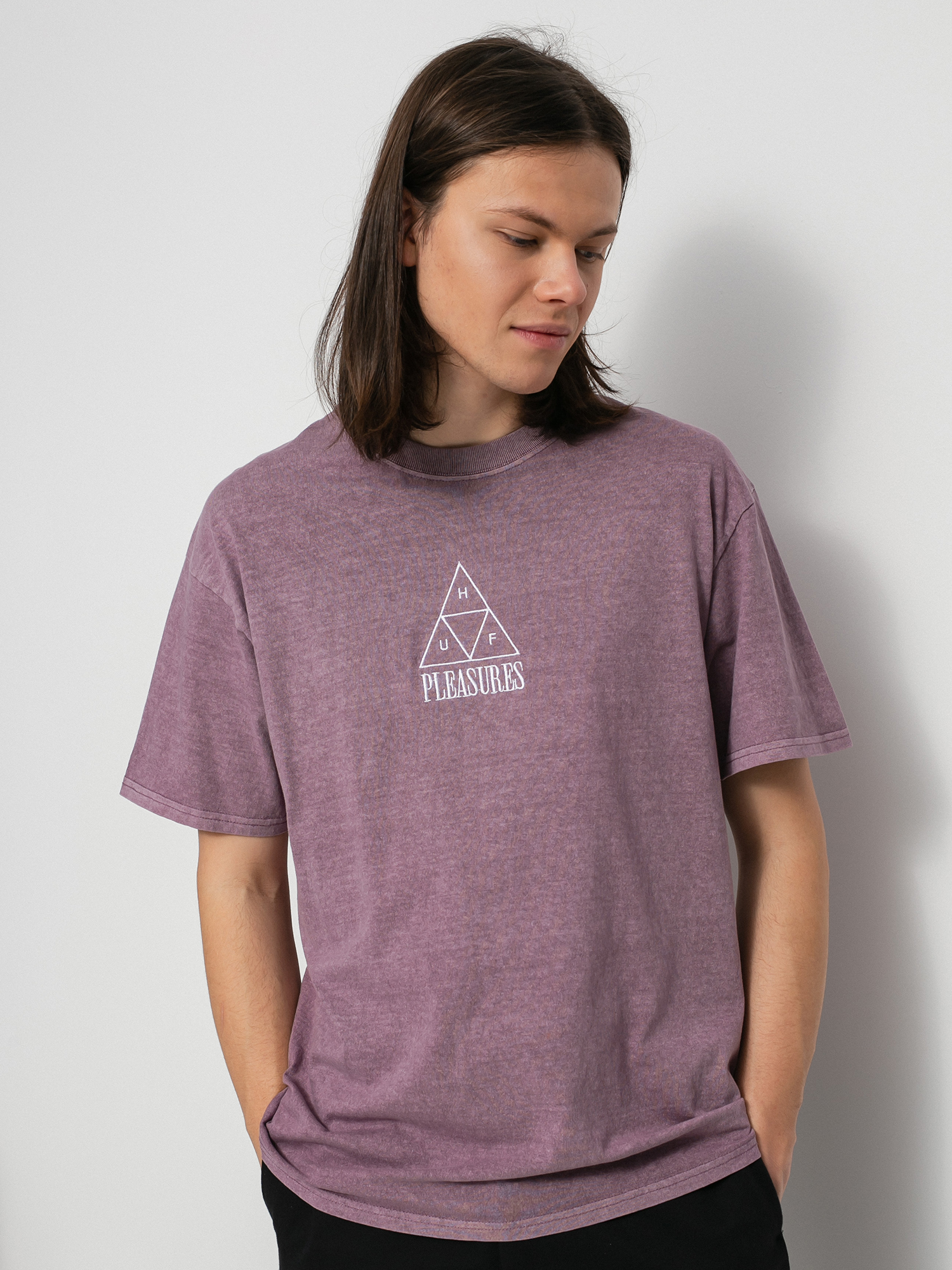 T-shirt HUF X Pleasures Dyed (purple)
