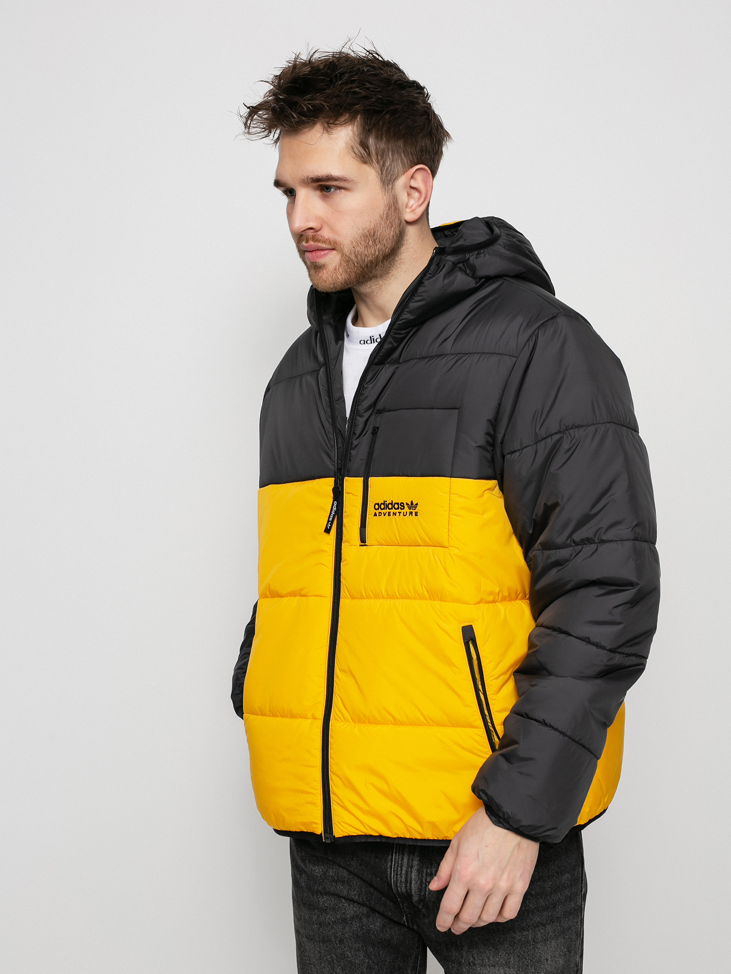 Kurtka adidas Originals Puffer (black/actgol)