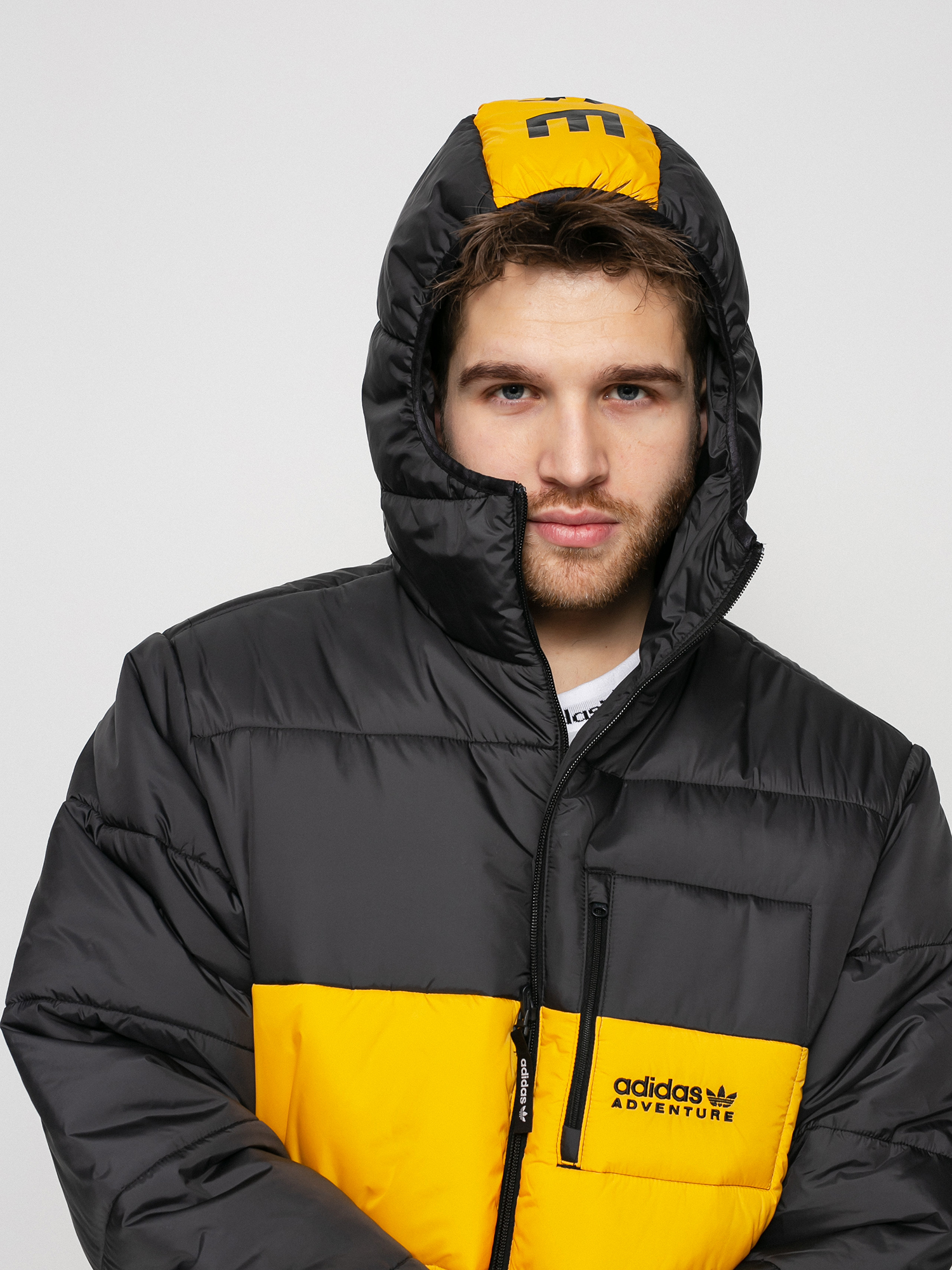 Kurtka adidas Originals Puffer (black/actgol)