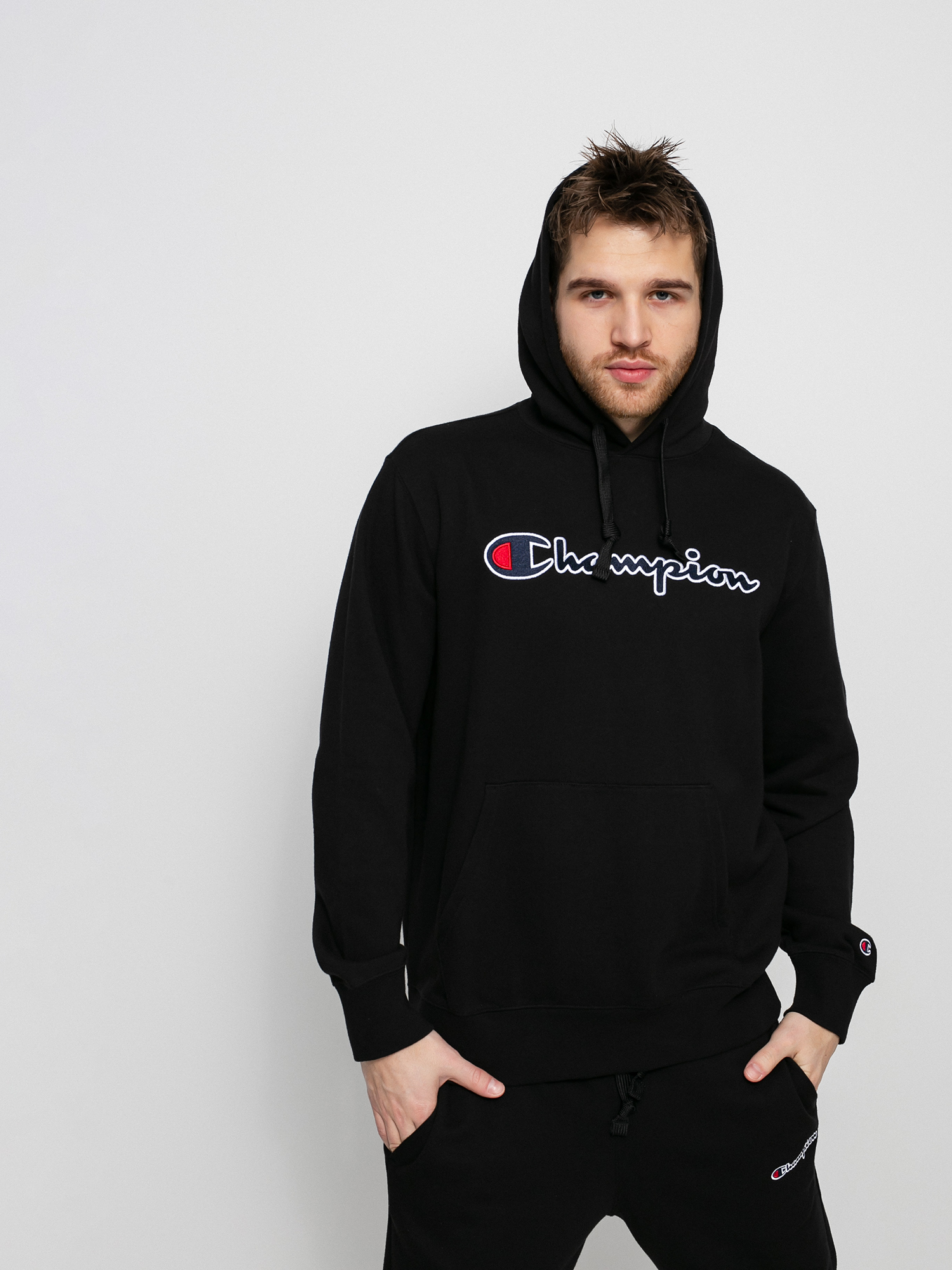 Bluza z kapturem Champion Hooded Sweatshirt 217060 HD (nbk)