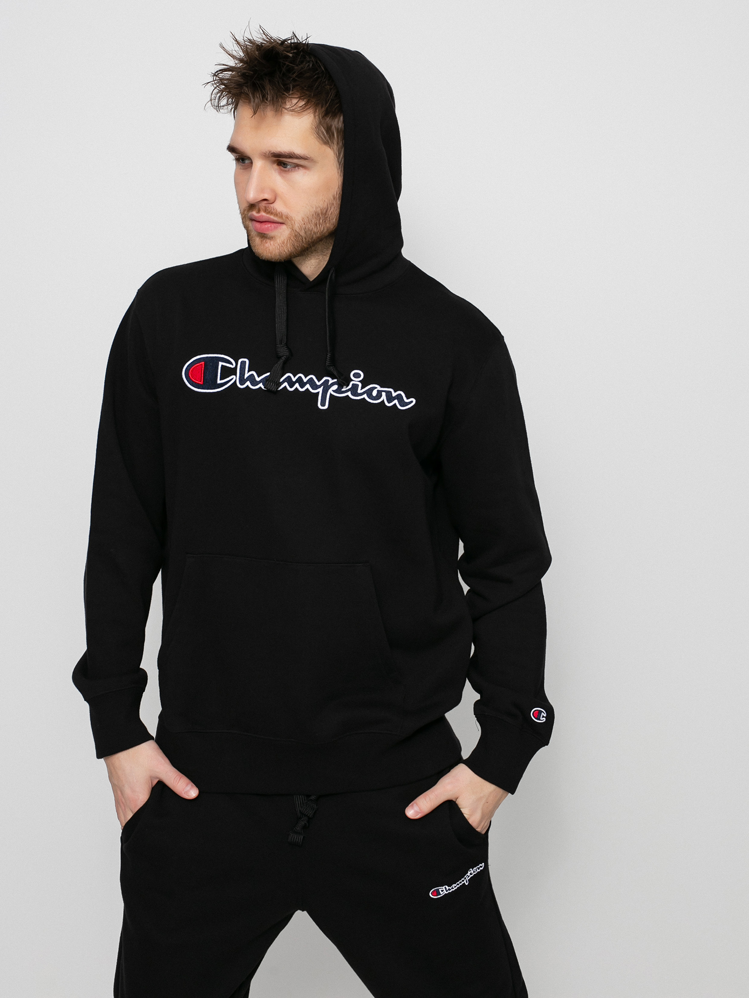 Bluza z kapturem Champion Hooded Sweatshirt 217060 HD (nbk)