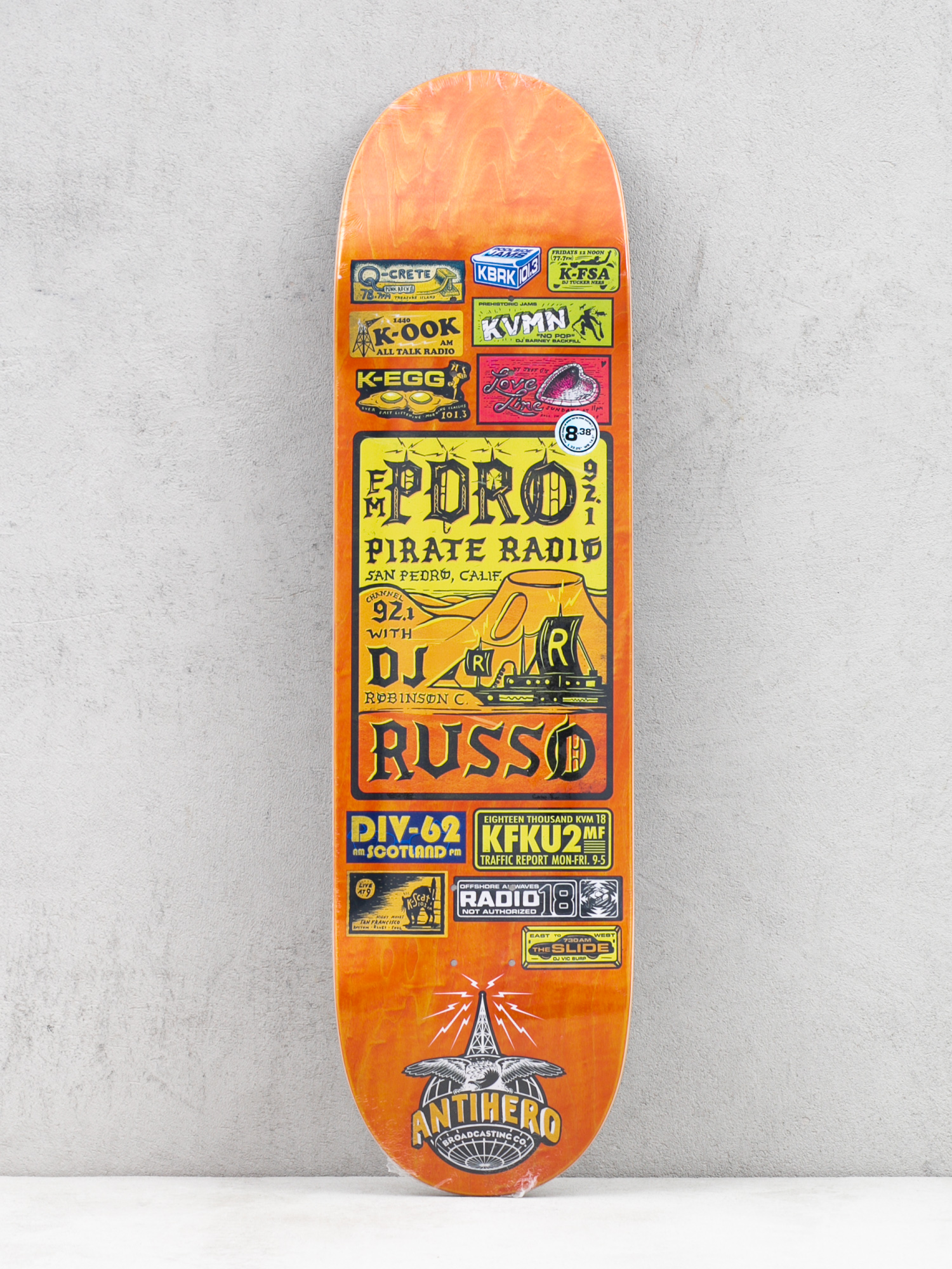 Deck Antihero Russo Broadcasting (orange)