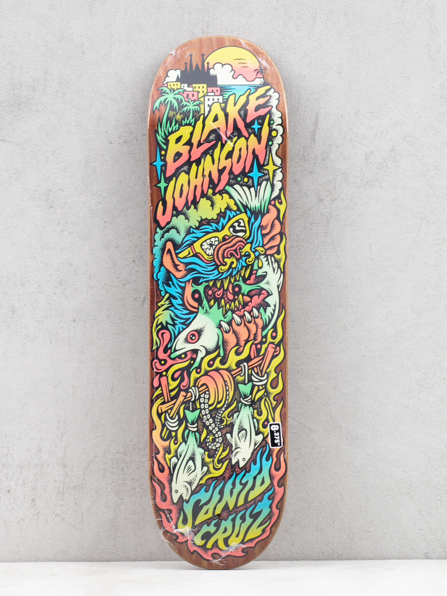 Deck Santa Cruz Johnson Beach Wolf Two (brown/multi)