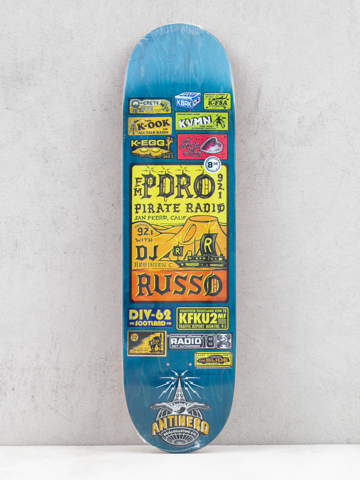 Deck Antihero Russo Broadcasting (blue)