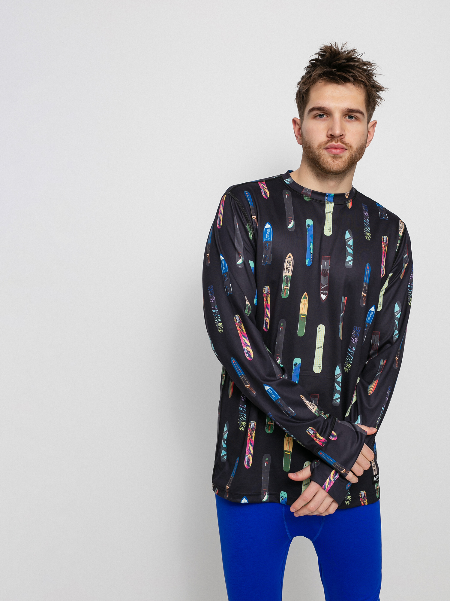 Męski Longsleeve aktywny Burton Midweight Base Layer (history of sb black)